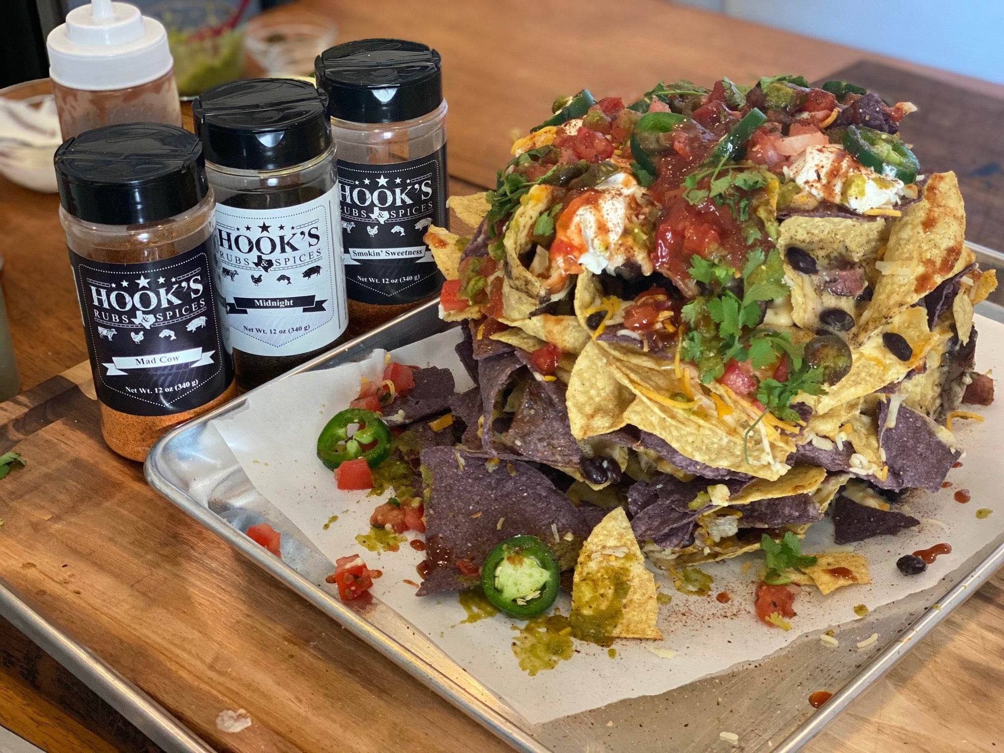 Hook’s Rub Smoked Brisket Trash Can Nachos - Hook's Rubs & Spices