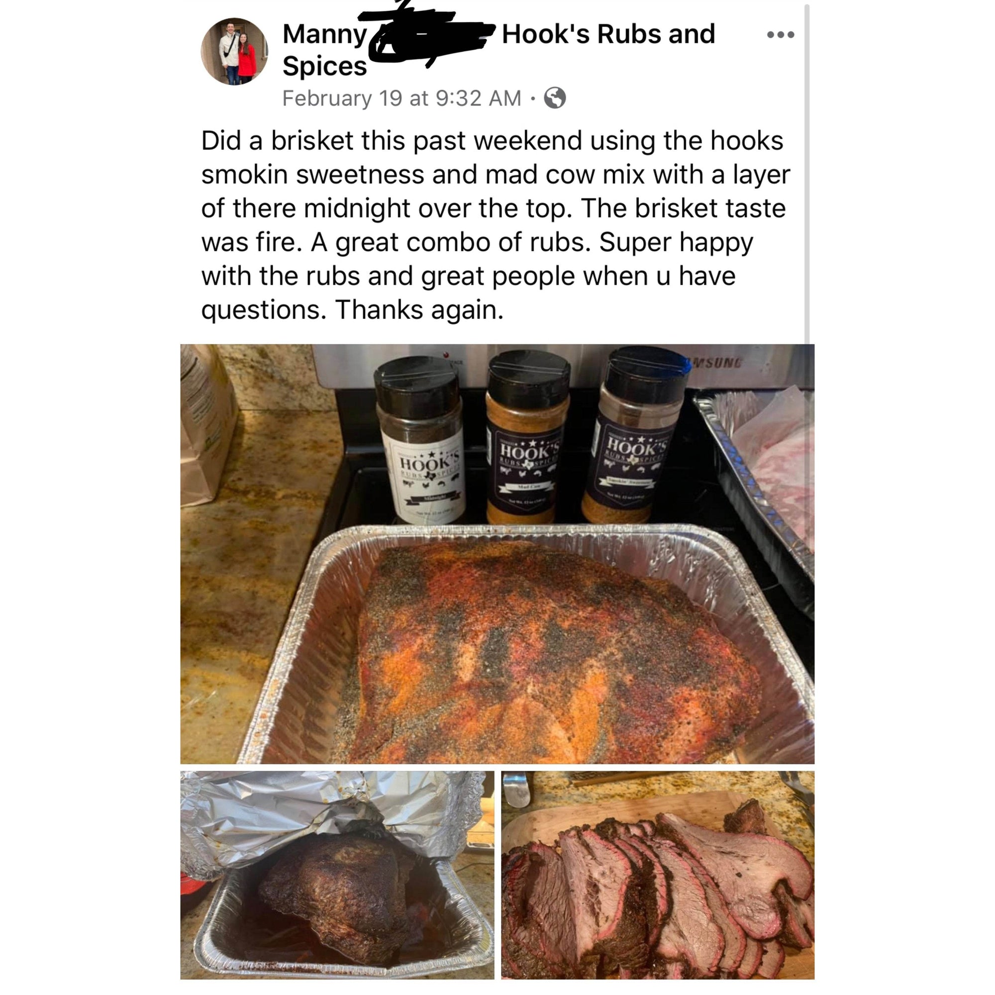 Midnight - All-Purpose Black BBQ Rub - Hook's Rubs & Spices