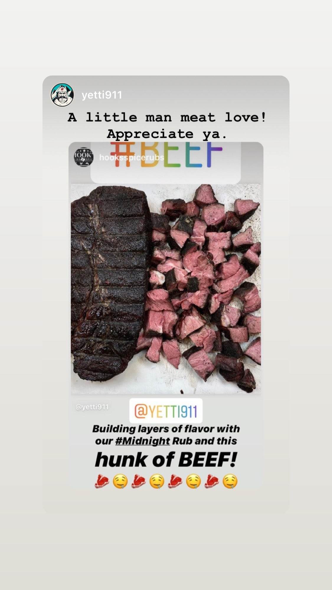Midnight - All-Purpose Black BBQ Rub - Hook's Rubs & Spices