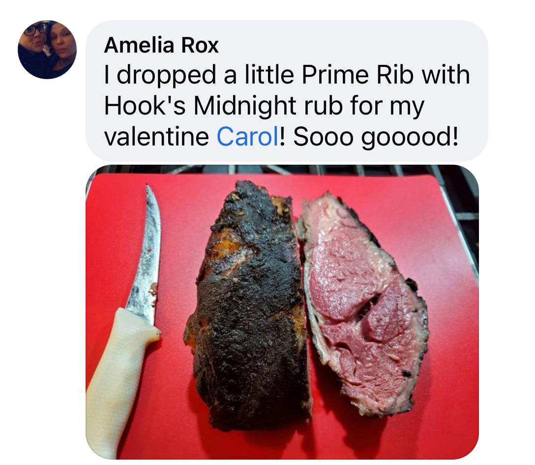 Midnight - All-Purpose Black BBQ Rub - Hook's Rubs & Spices