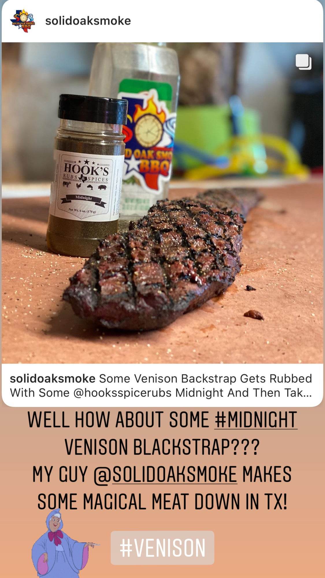 Midnight - All-Purpose Black BBQ Rub - Hook's Rubs & Spices
