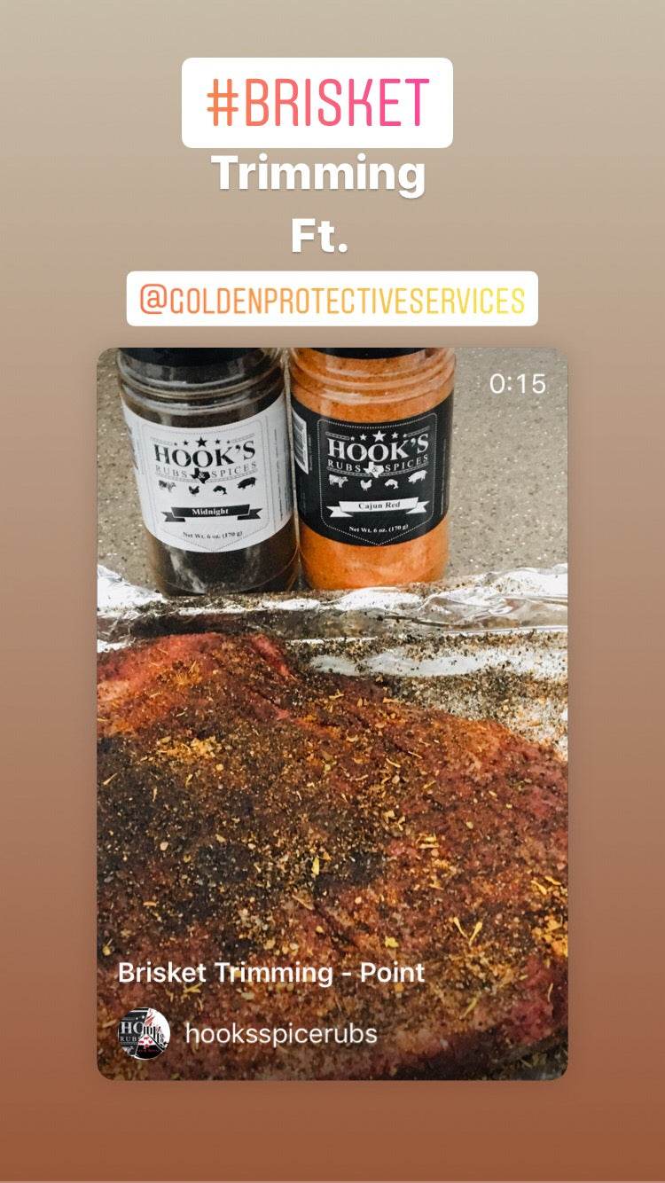 Midnight - All-Purpose Black BBQ Rub - Hook's Rubs & Spices