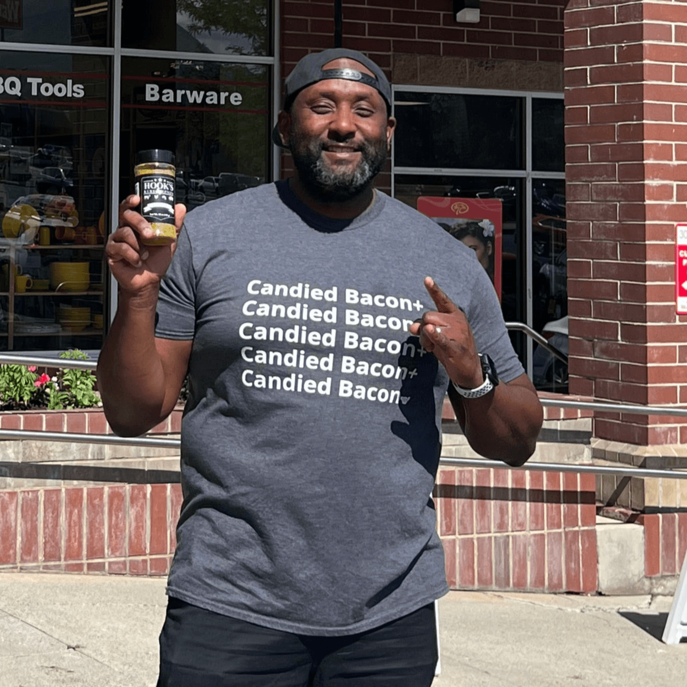 Candied Bacon Short-Sleeve T-Shirt - Hook's Rubs & Spices