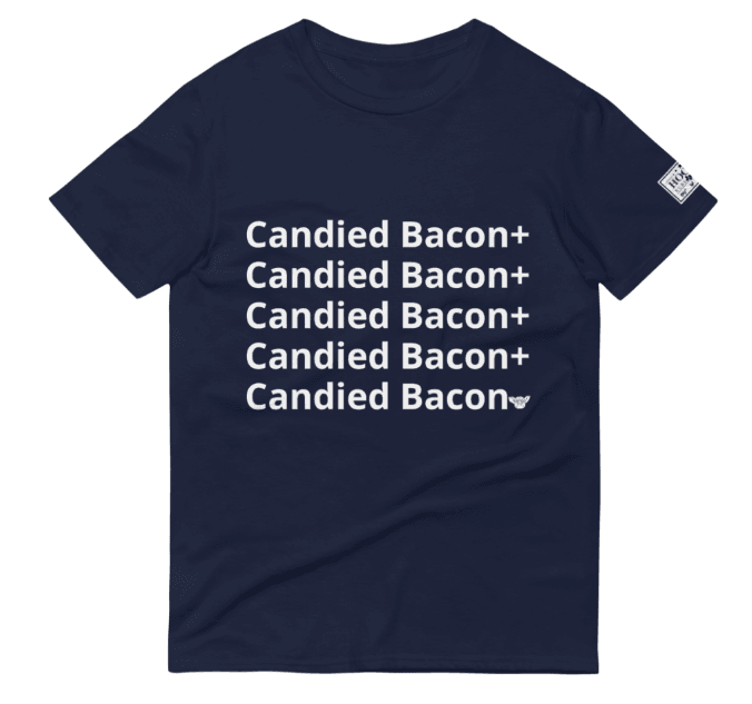 Candied Bacon Short-Sleeve T-Shirt - Hook's Rubs & Spices