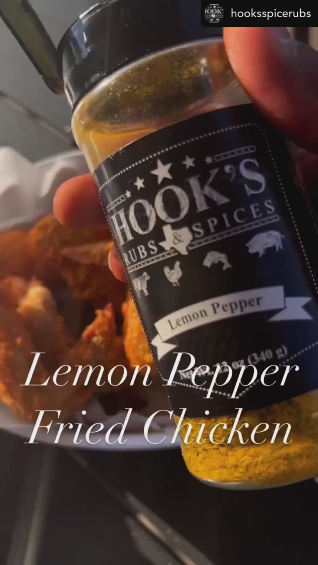 Lemon Pepper & Herb Seasoning 12 oz – an award-winning blend of natural grated lemon, cracked black peppercorns, and unique spices. Ideal for enhancing chicken, fish, shellfish, vegetables, pasta, sandwiches, and salads. Allergy-friendly, gluten-free, keto-friendly, all-natural, and crafted in small batches fried chicken award winner wings