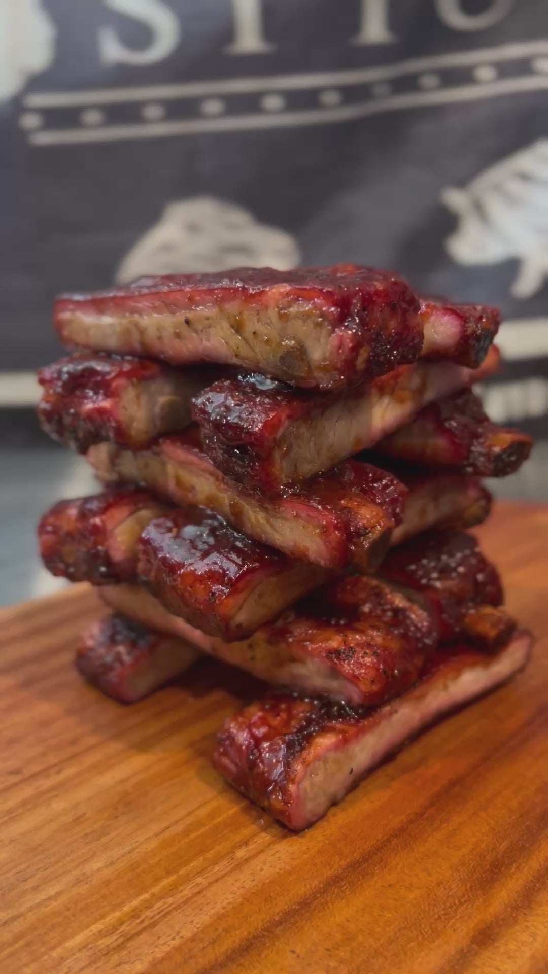 Bbq ribs Smokin’ Sweetness All-Purpose BBQ Rub 12 oz – sweet, smoky, and savory seasoning for beef, pork, chicken, seafood, and vegetables. Gluten-free, nut-free, soy-free, wheat-free, dairy-free, seafood-free, shellfish-free, bbq, smoking meat, grilling, baking, award winning, American Royal 4th best sweet seasoning on the planet