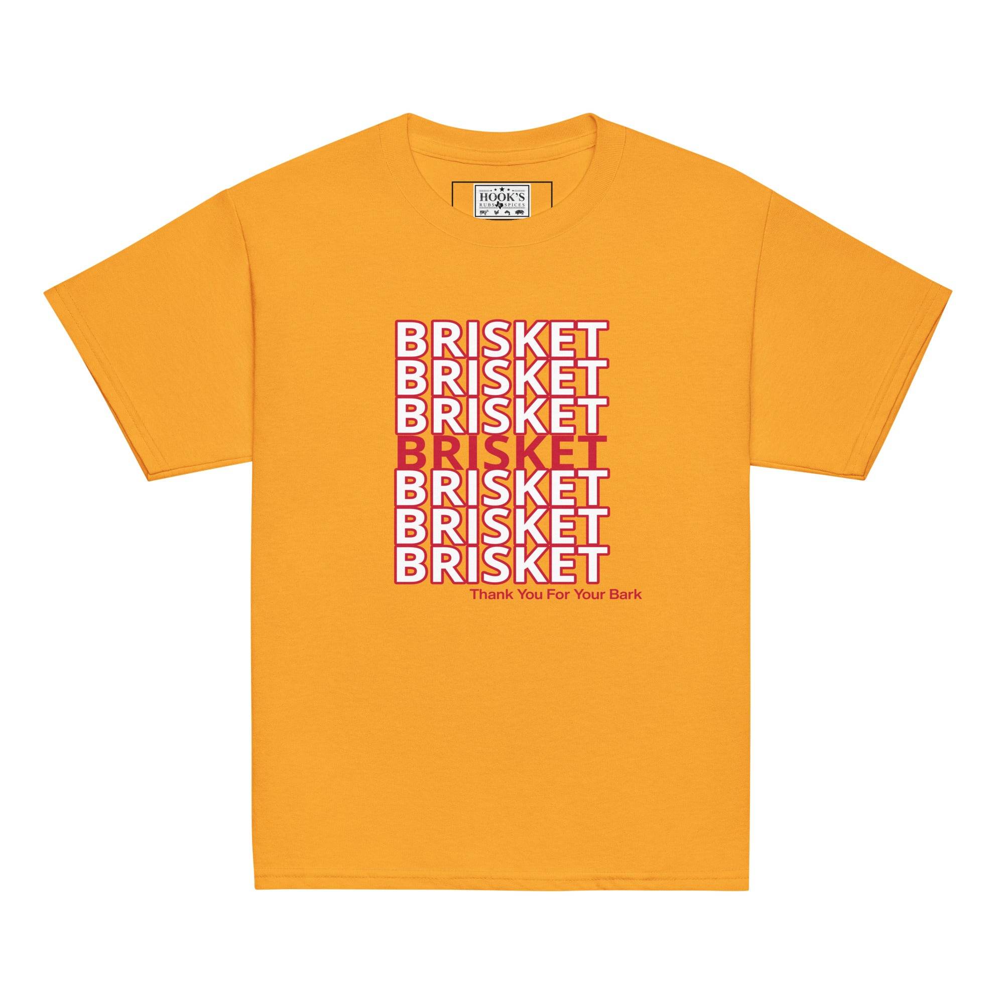 Brisket - Thank You For Your Bark - Youth Tee - Hook's Rubs & Spices