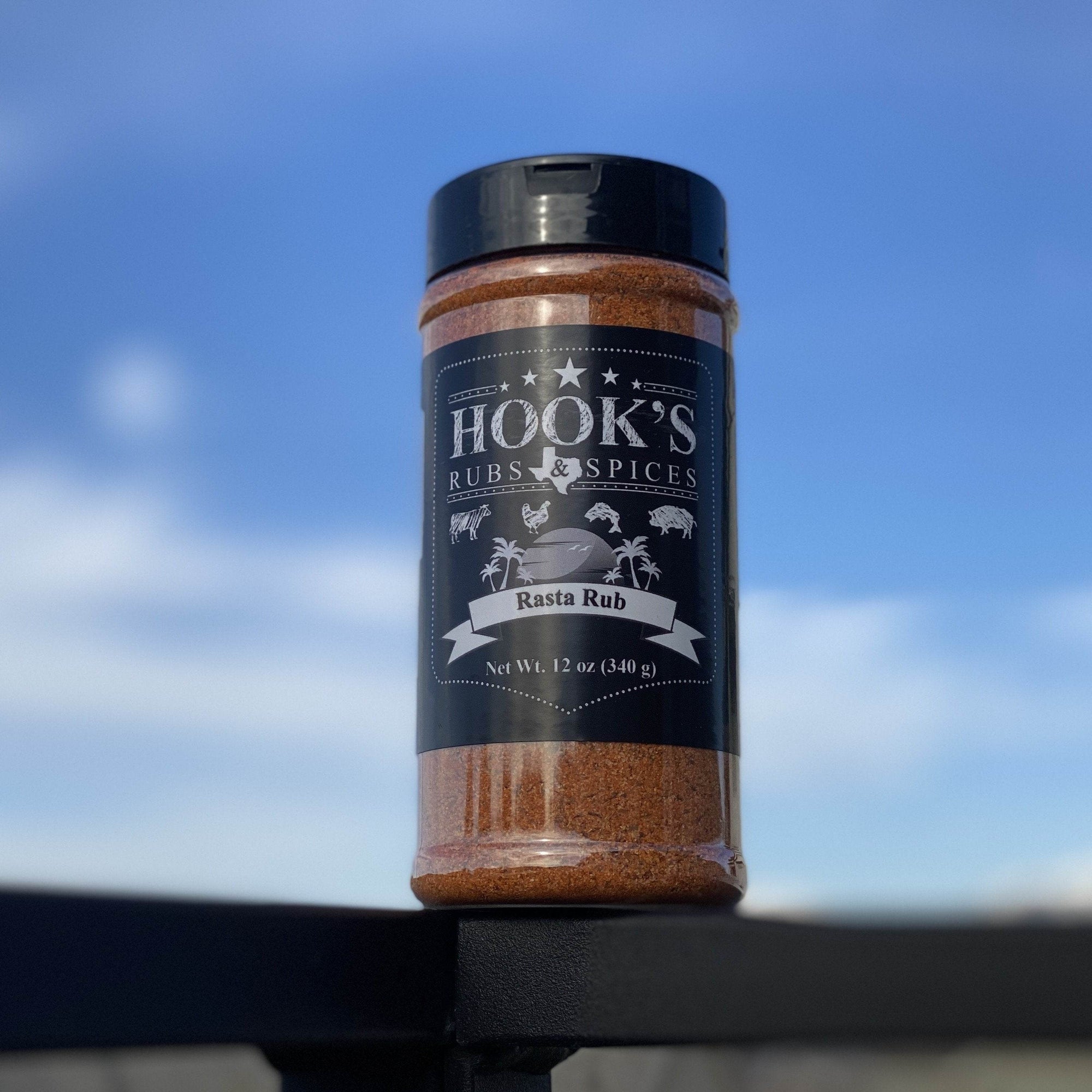 Rasta Rub - Jamaican Jerk Seasoning - Hook's Rubs & Spices