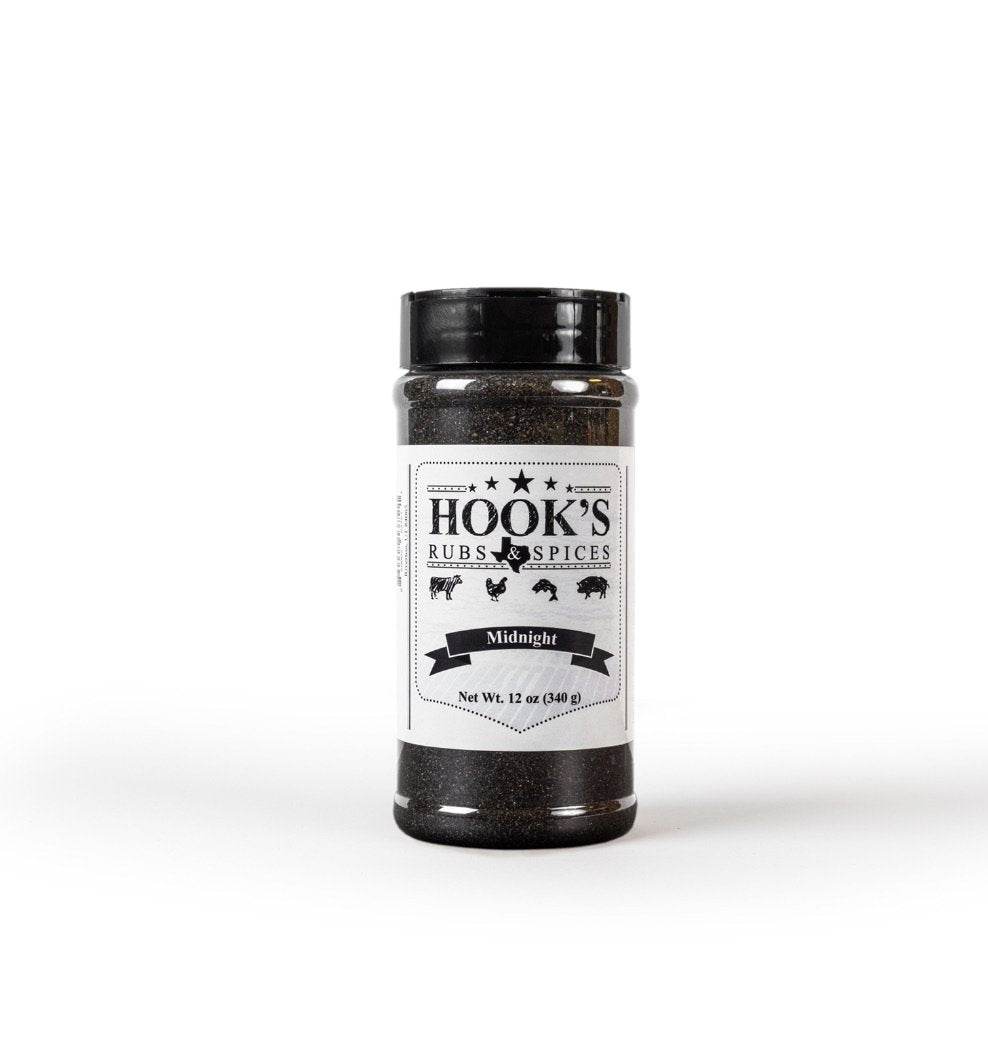 Midnight - All-Purpose Black BBQ Rub - Hook's Rubs & Spices
