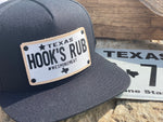 Load image into Gallery viewer, Hook’s Rub Vintage Texas License Plate Hat - White Plate

