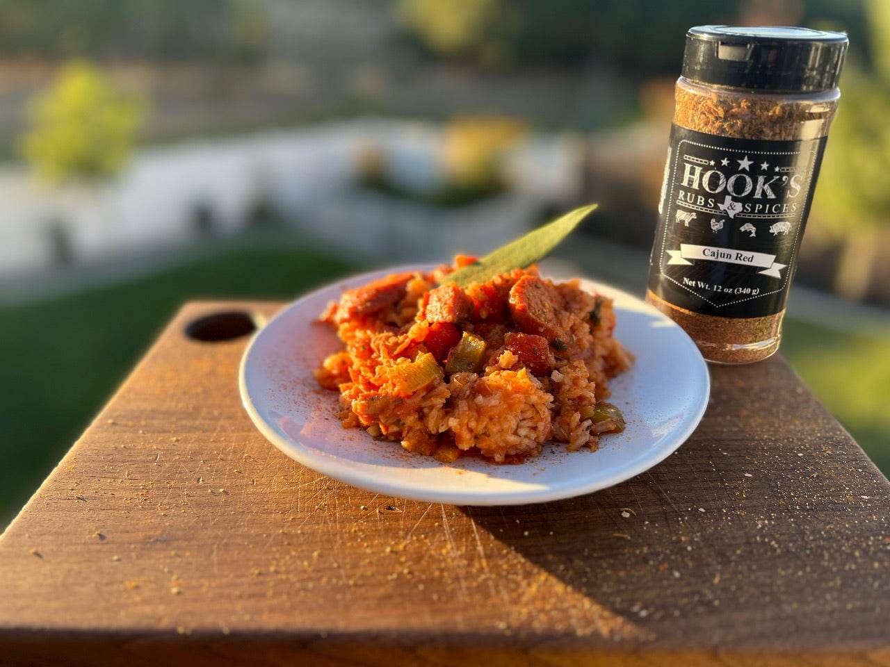 Momoβs Chicken & Sausage Jambalaya - Hook's Rubs & Spices