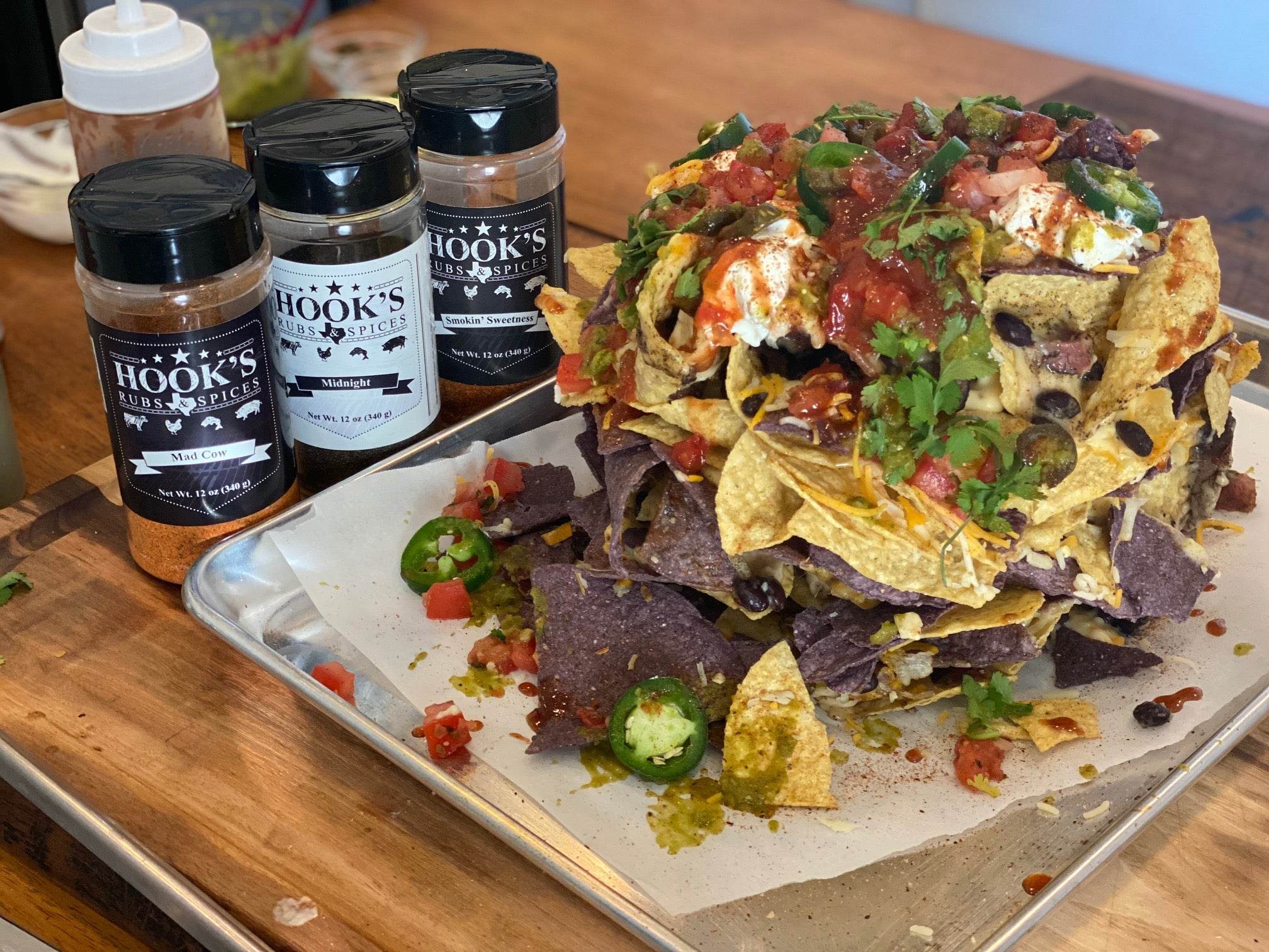 Hookβs Rub Smoked Brisket Trash Can Nachos - Hook's Rubs & Spices