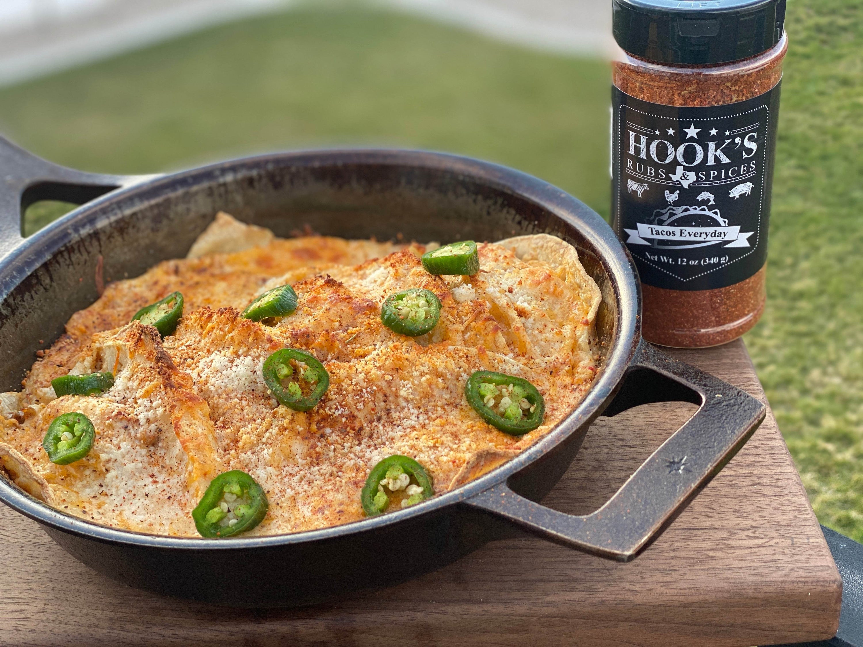 Tex-Mex Taco-Ladas with Hook's Tacos Everyday Seasoning - Hook's Rubs & Spices