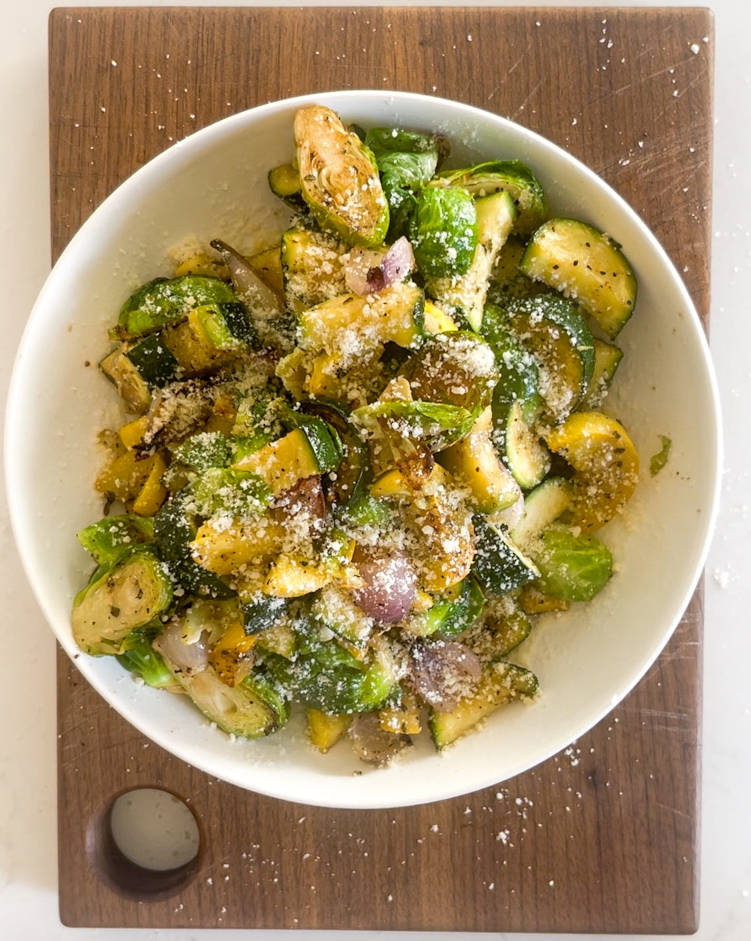 Sautéed Vegetables with Ghee, Lemon & Parmesan
