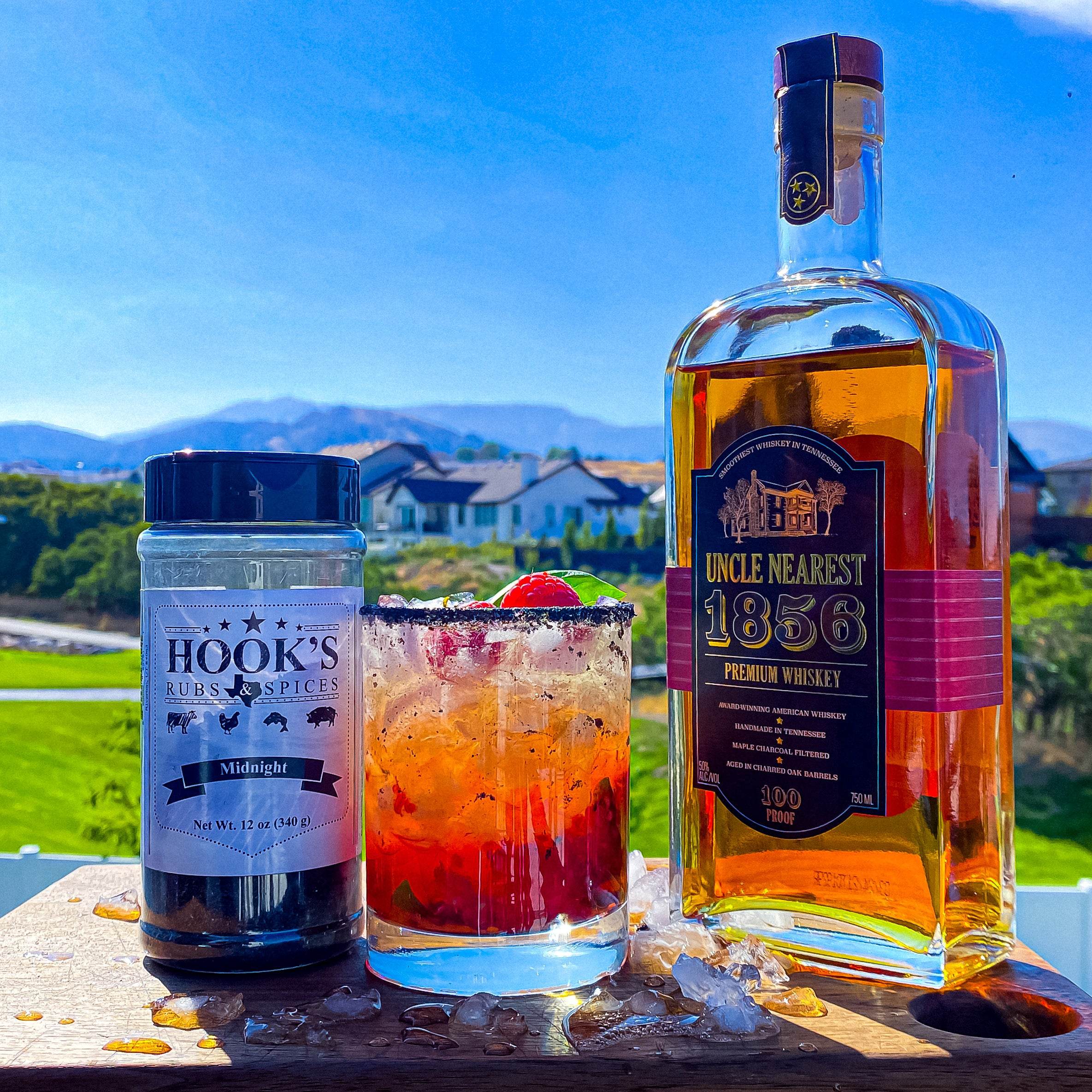 Razz-Basil Whiskey Smash for Hook’s Rub Thirsty Thursday ft. Uncle Nearest 1856 Premium Whiskey - Hook's Rubs & Spices