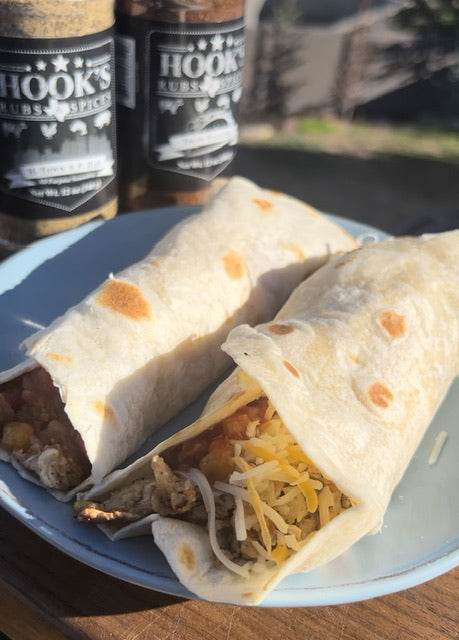 Potato & Egg Breakfast Taquitos - Hook's Rubs & Spices