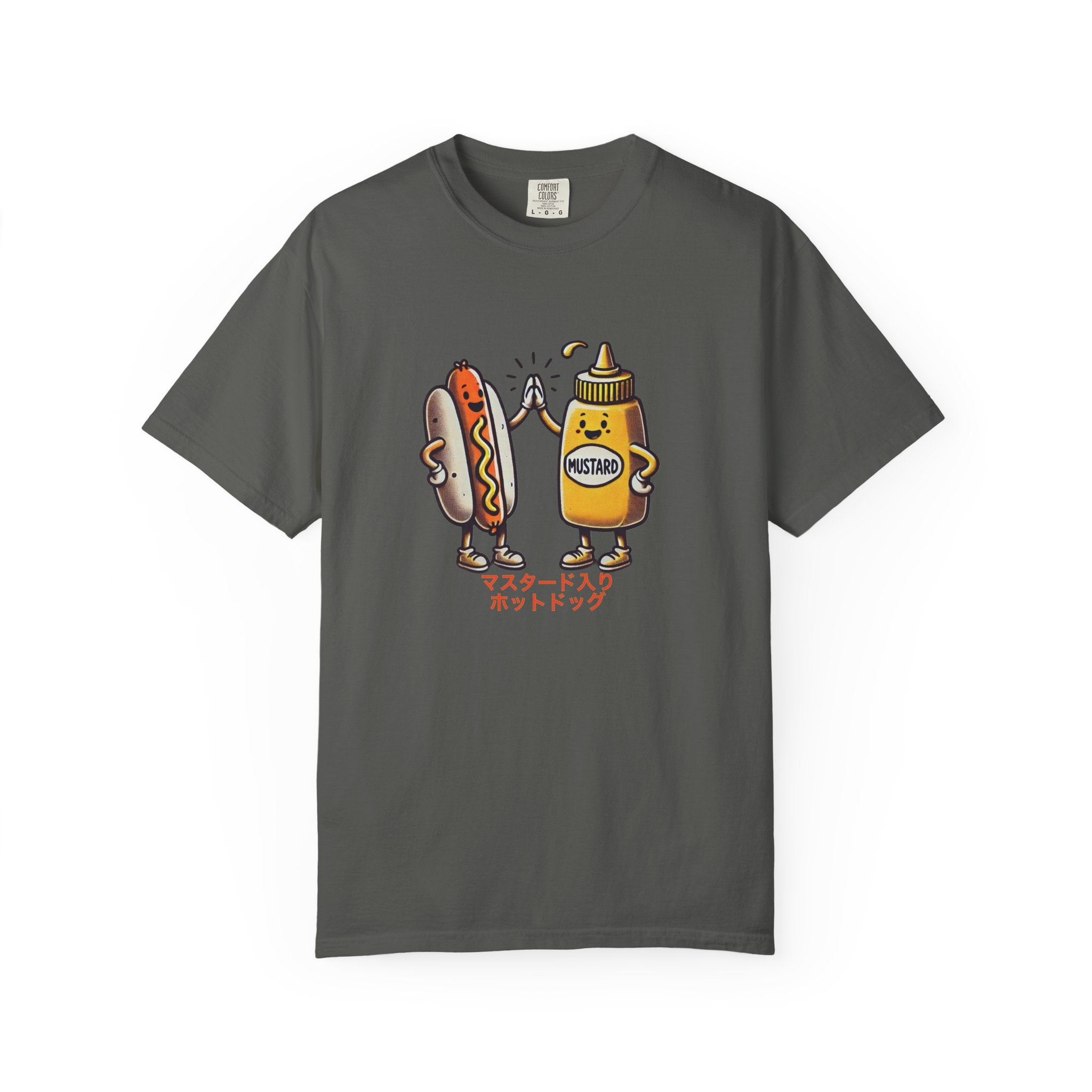 Vintage Hot Dog + Mustard High Five - Tee
