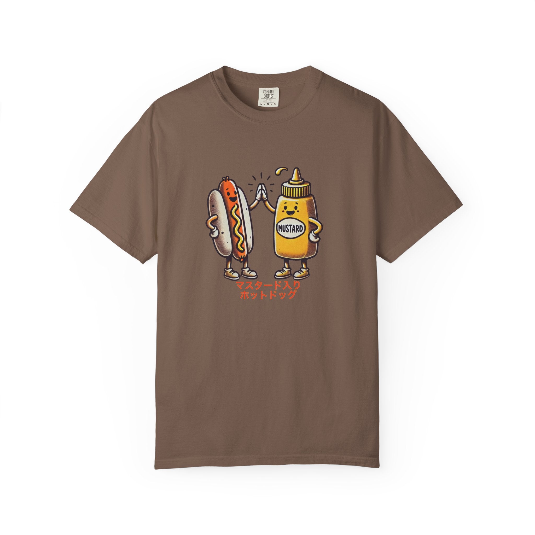 Vintage Hot Dog + Mustard High Five - Tee