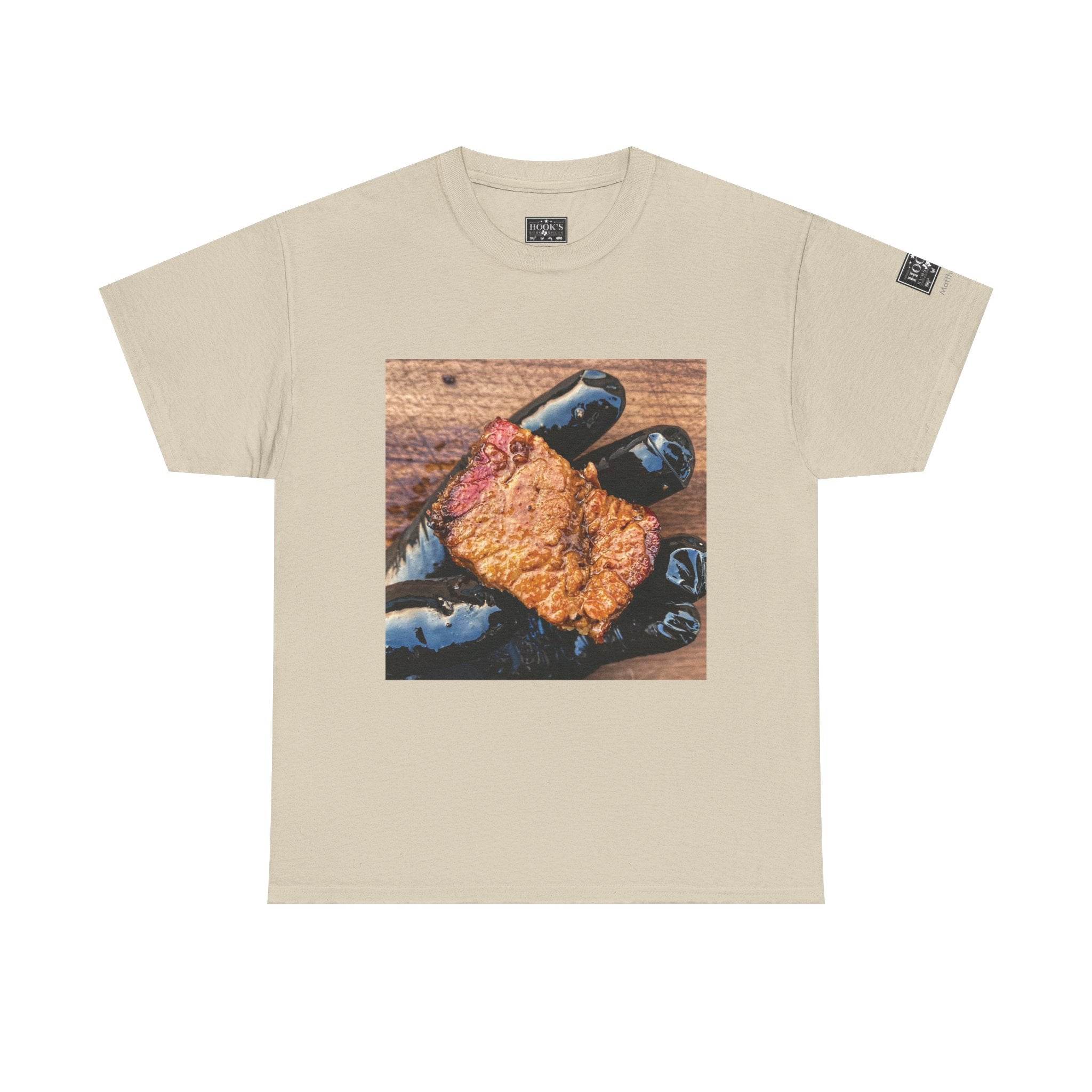 Juicy BBE - Brisket Burnt End Soft Cotton Tee - Hook's Rubs & Spices