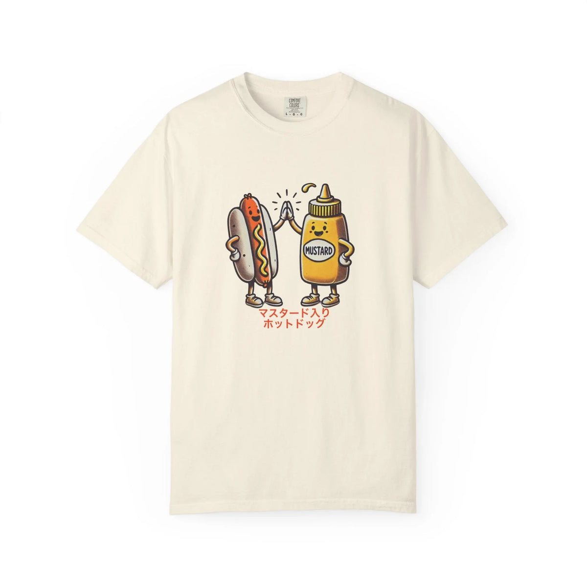Vintage Hot Dog + Mustard High Five - Tee - Hook's Rubs & Spices