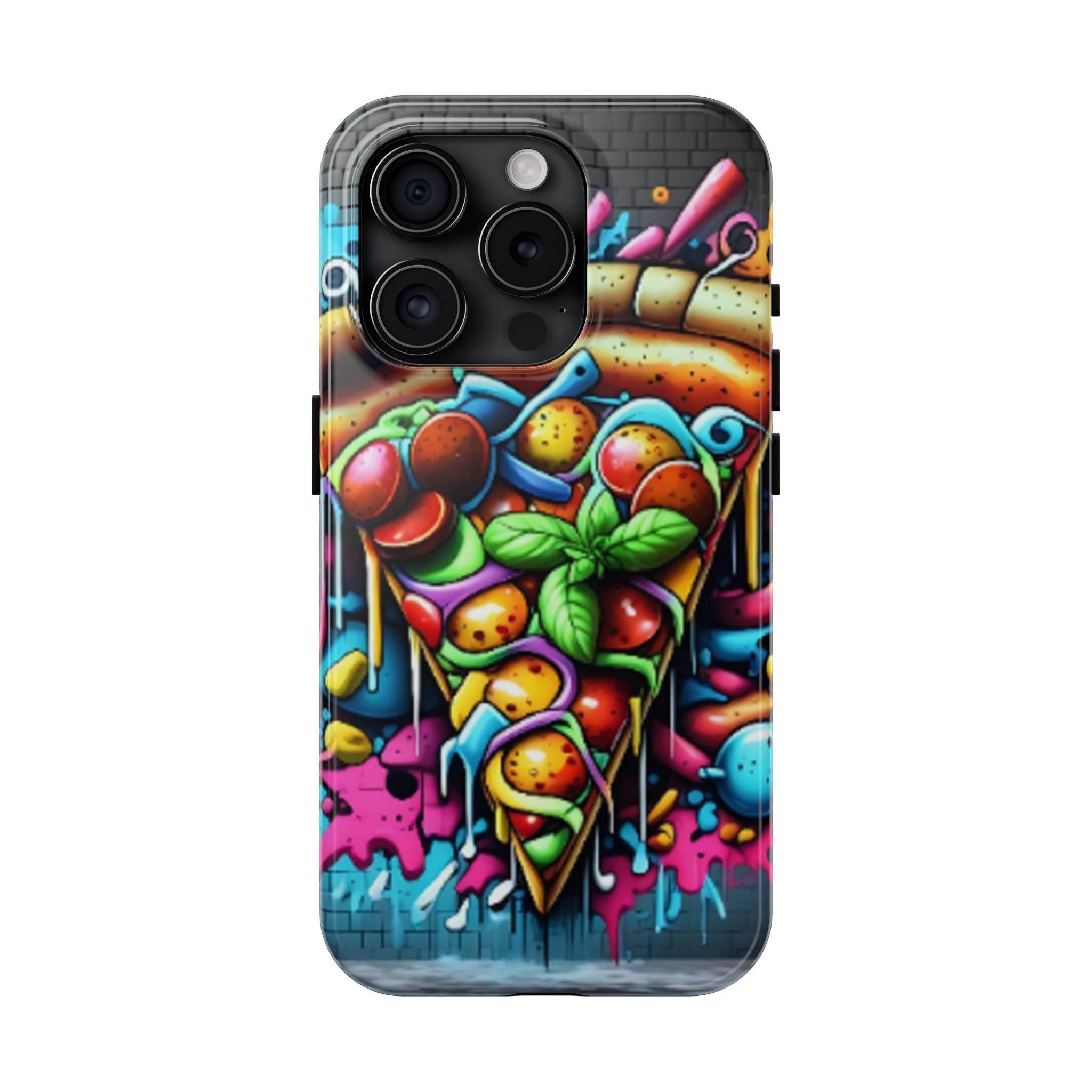 Graffiti Pizza Phone Case - iPhone Tough Case - Hook's Rubs & Spices