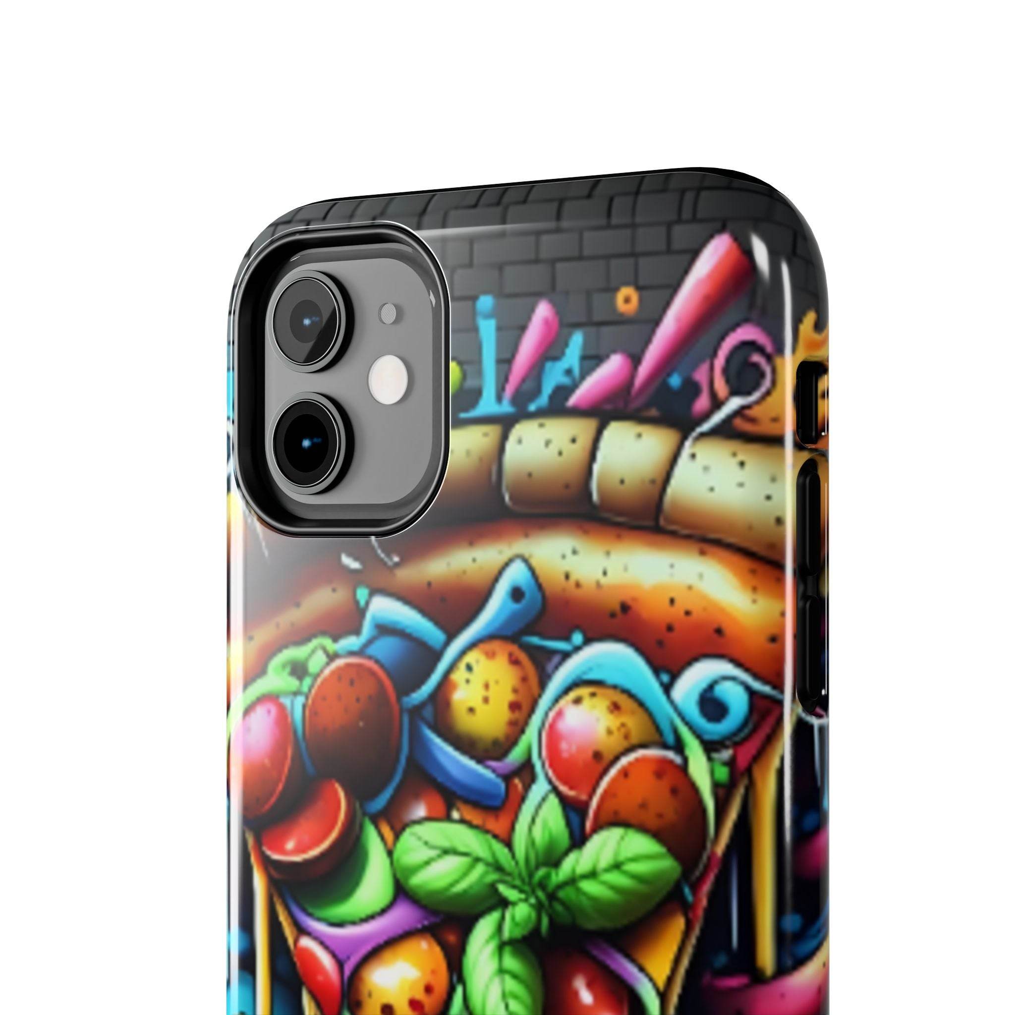 Graffiti Pizza Phone Case - iPhone Tough Case - Hook's Rubs & Spices
