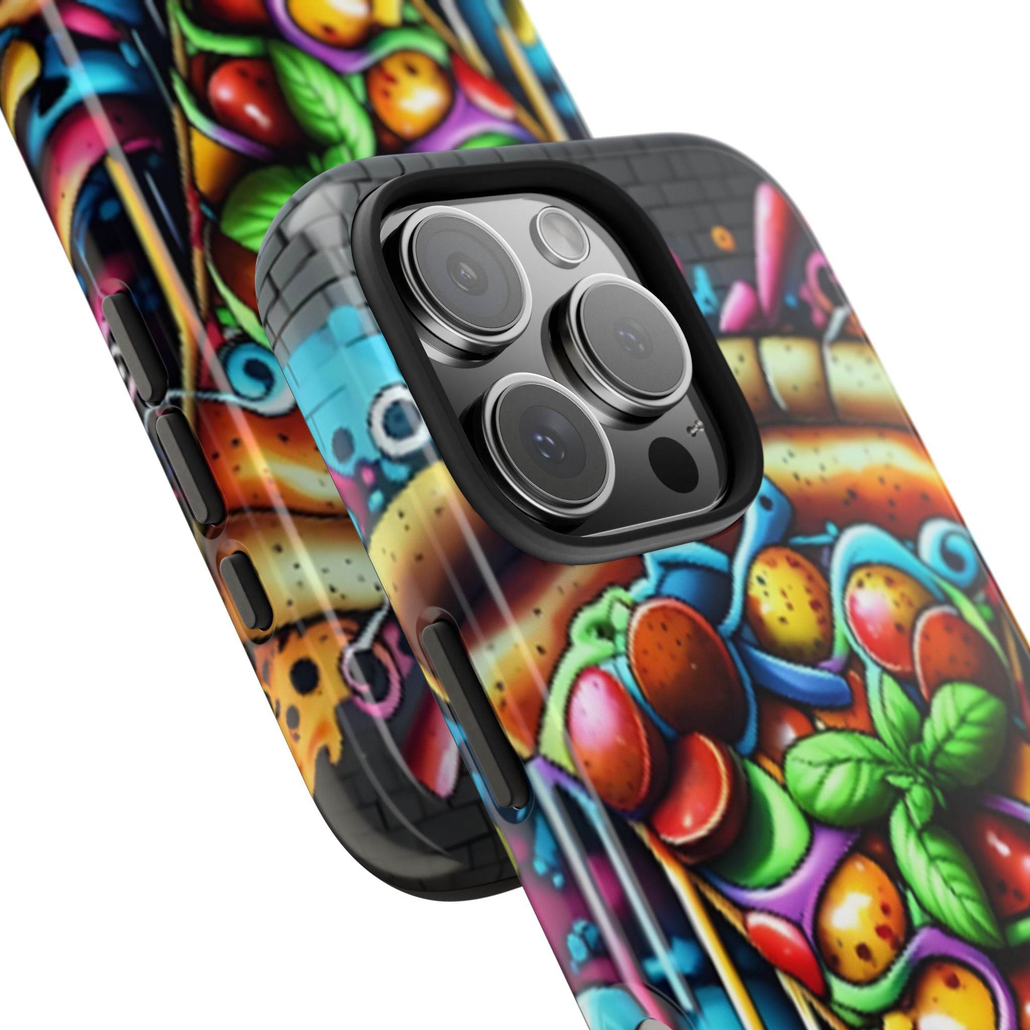 Graffiti Pizza Phone Case - iPhone Tough Case - Hook's Rubs & Spices