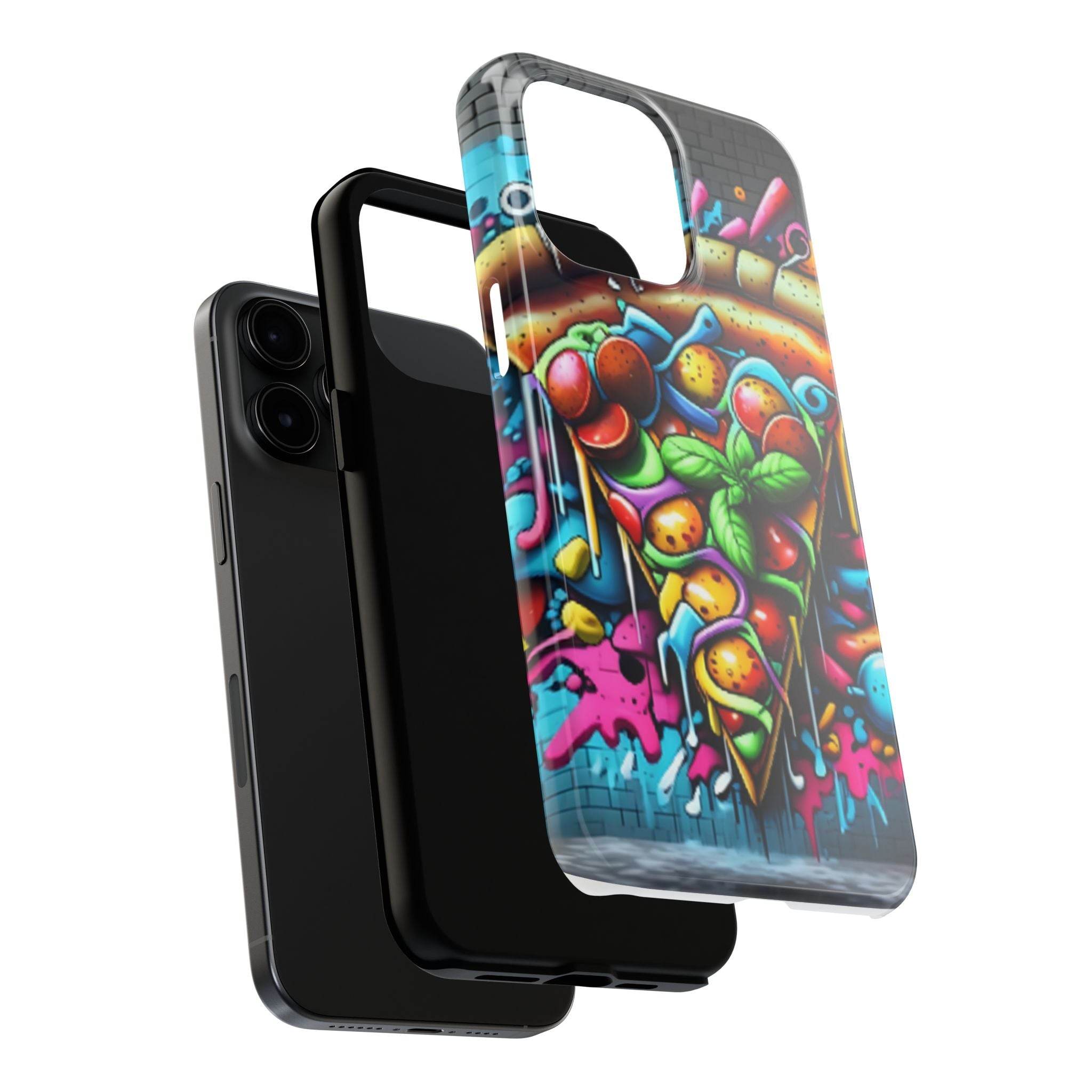 Graffiti Pizza Phone Case - iPhone Tough Case - Hook's Rubs & Spices