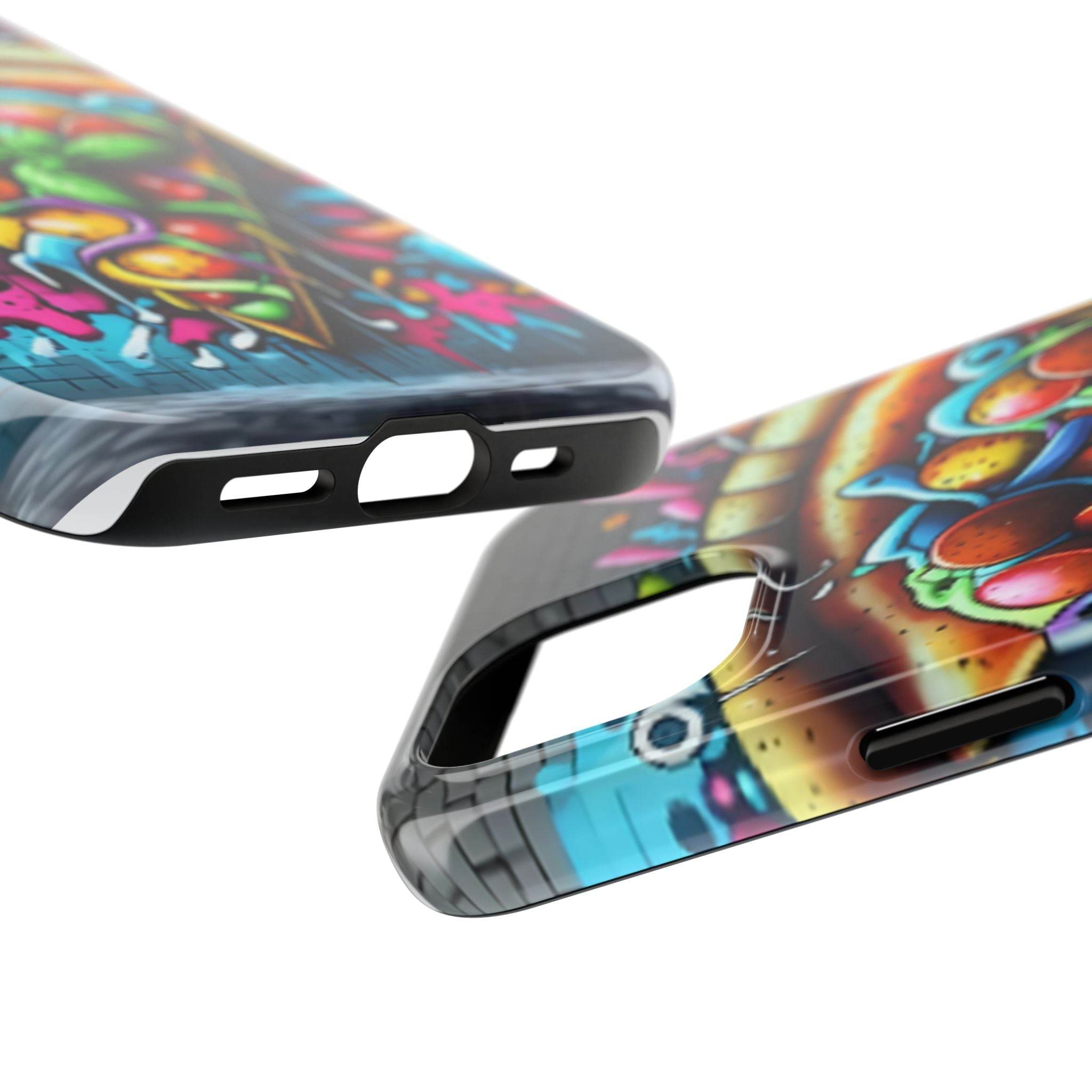 Graffiti Pizza Phone Case - iPhone Tough Case - Hook's Rubs & Spices