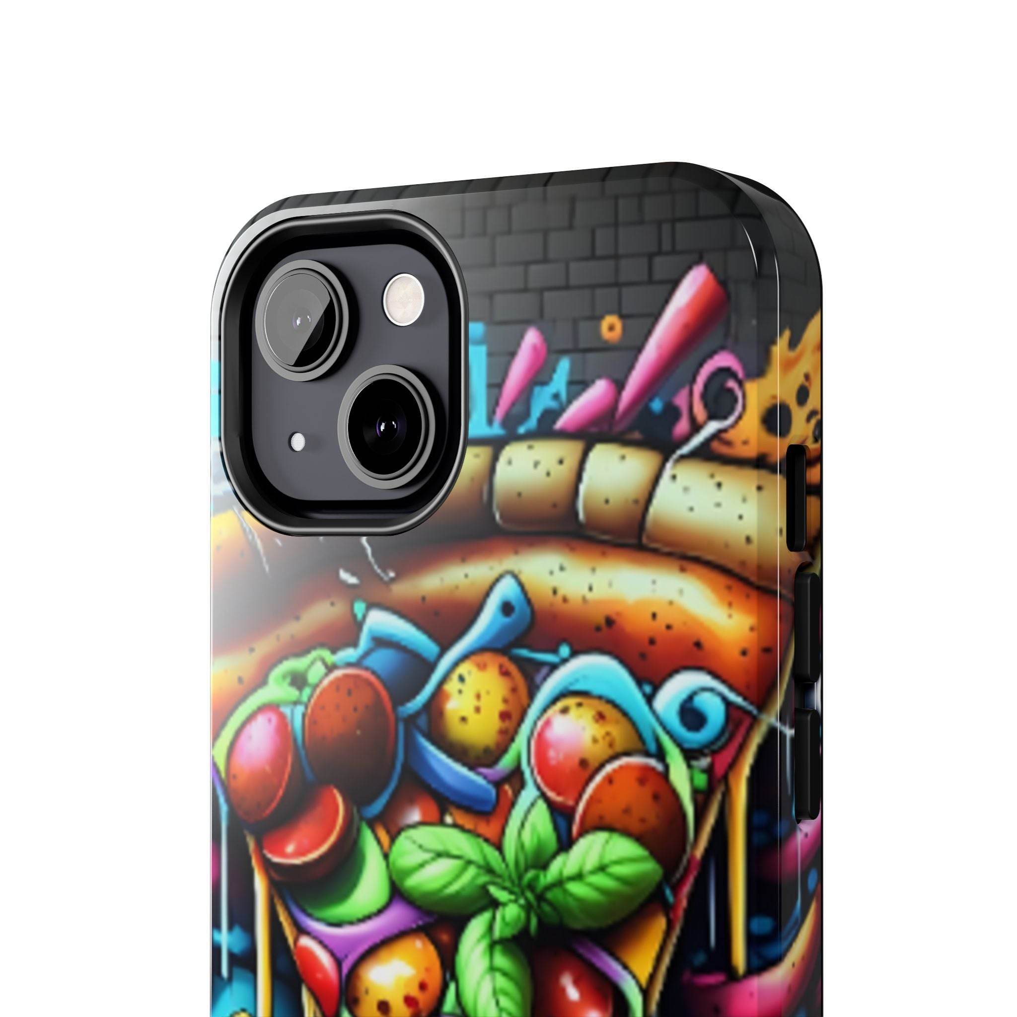 Graffiti Pizza Phone Case - iPhone Tough Case - Hook's Rubs & Spices