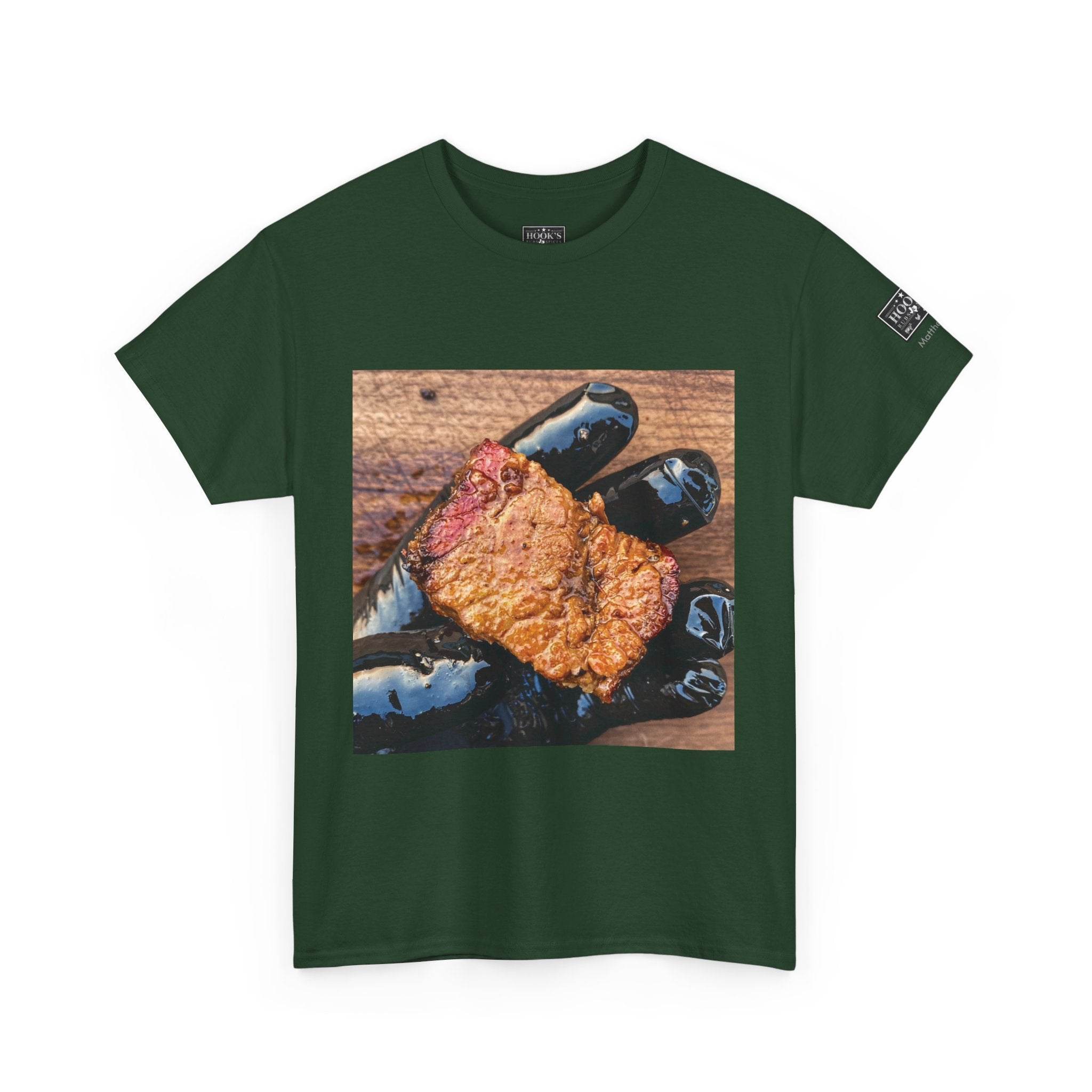 Juicy BBE - Brisket Burnt End Soft Cotton Tee - Hook's Rubs & Spices