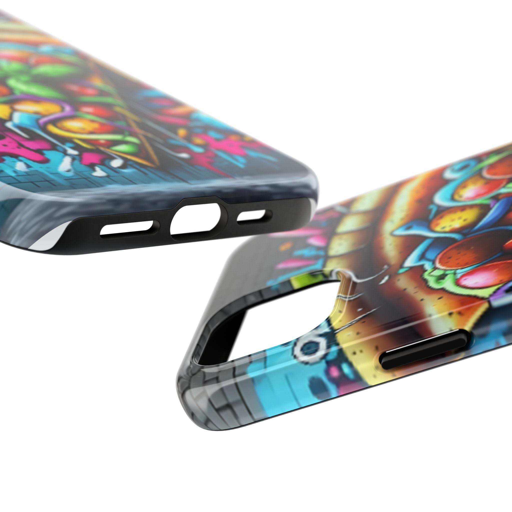 Graffiti Pizza Phone Case - iPhone Tough Case - Hook's Rubs & Spices