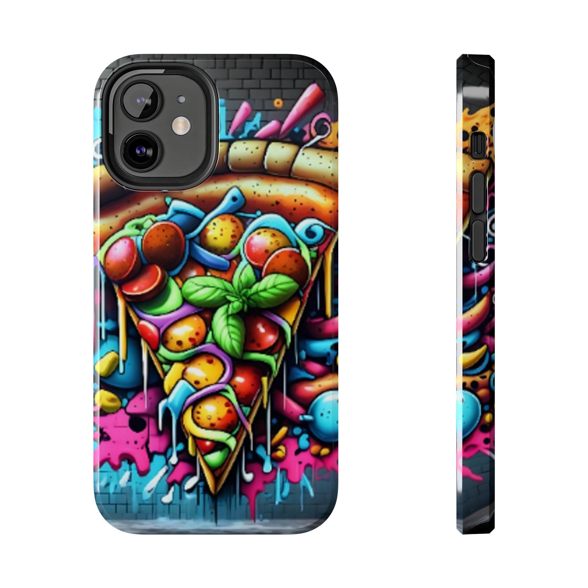 Graffiti Pizza Phone Case - iPhone Tough Case - Hook's Rubs & Spices
