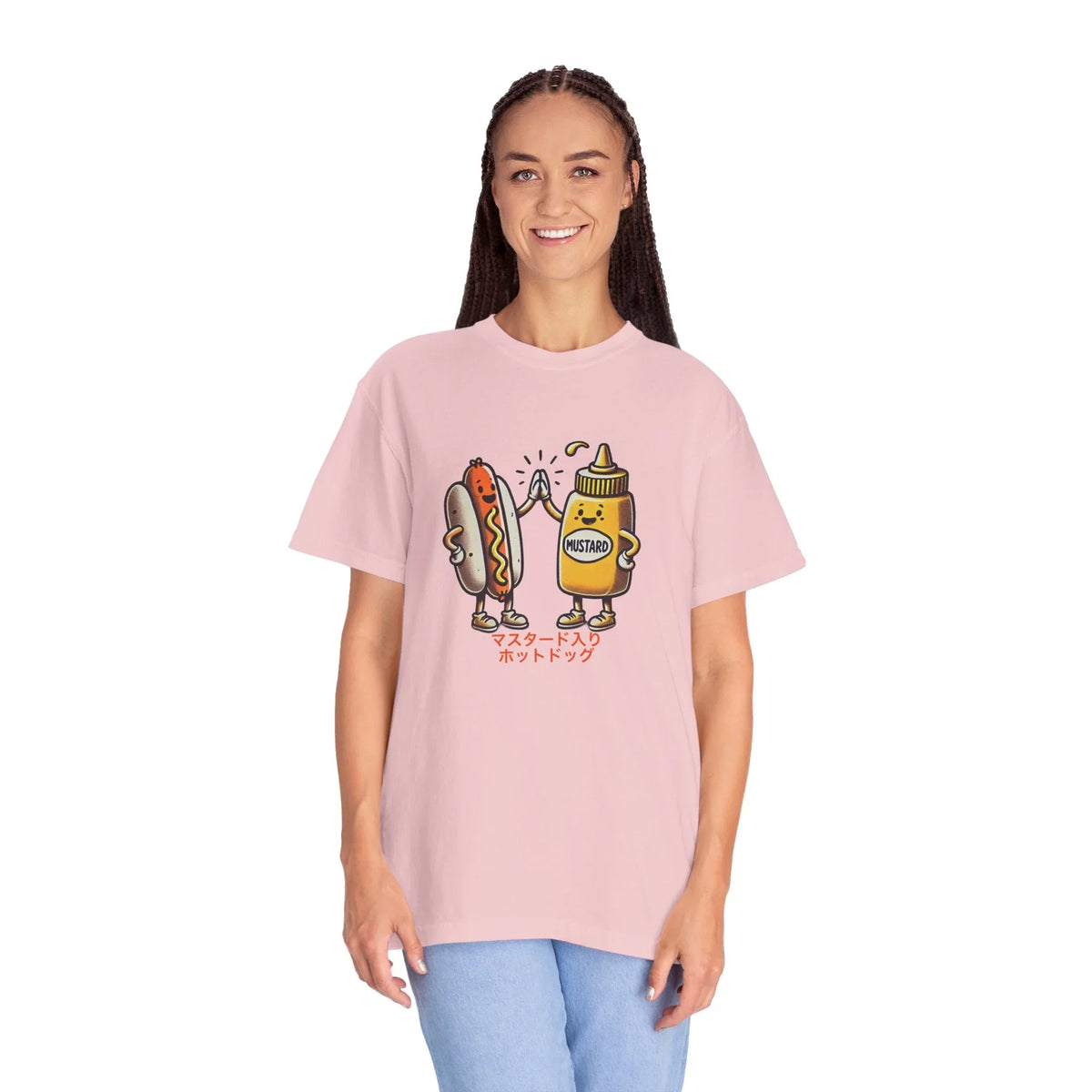 Vintage Hot Dog + Mustard High Five - Tee - Hook's Rubs & Spices