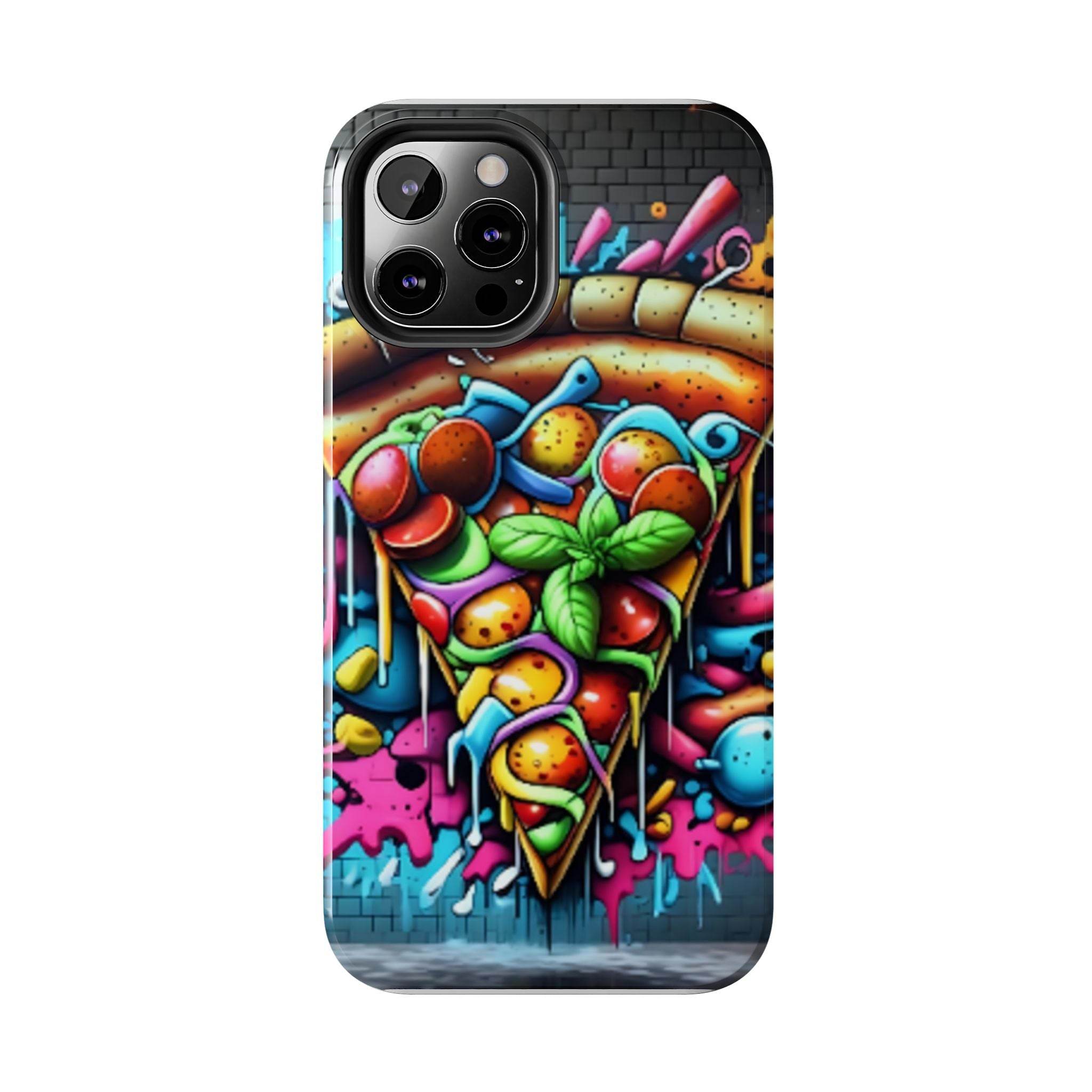 Graffiti Pizza Phone Case - iPhone Tough Case - Hook's Rubs & Spices