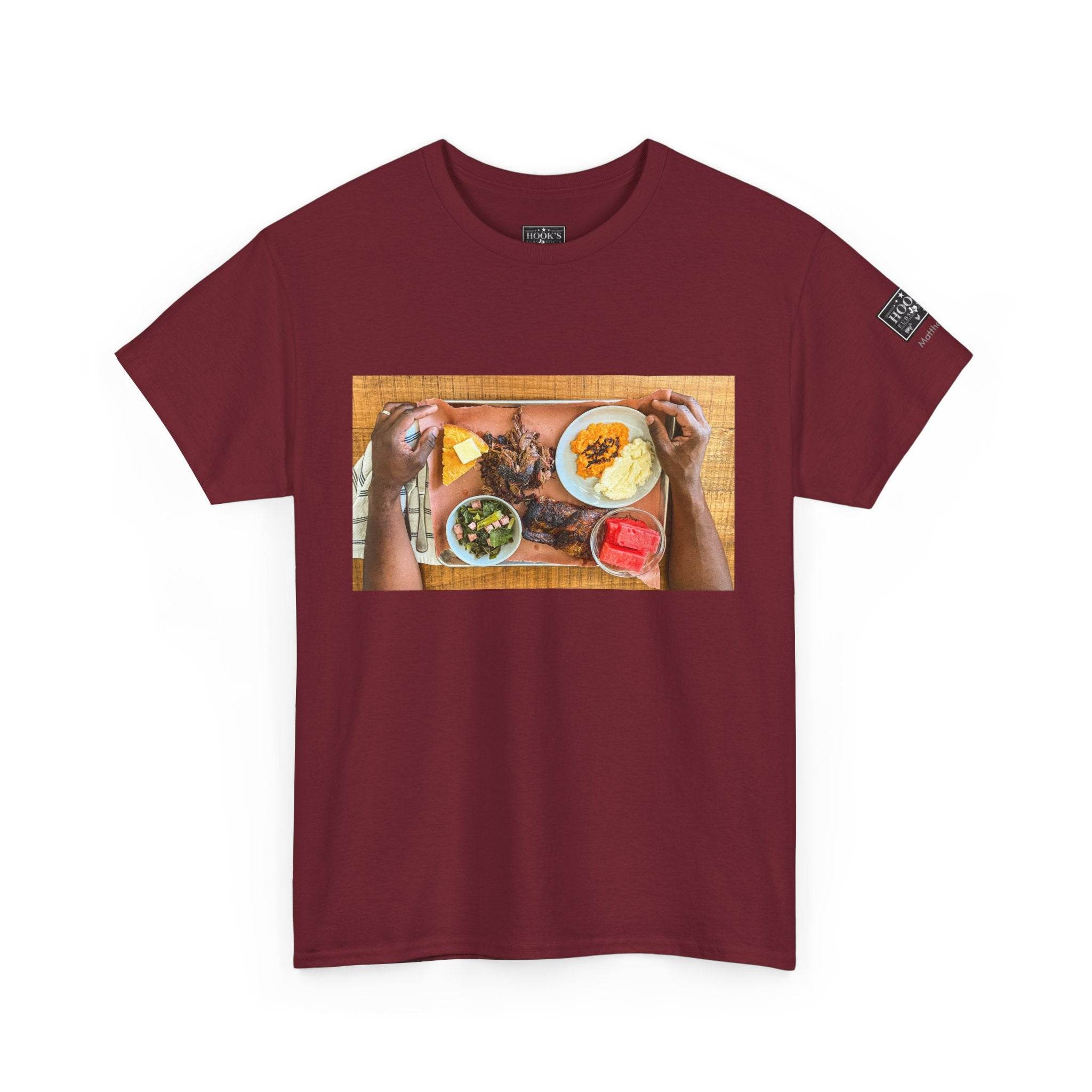 Cookout Platter Soft Cotton Tee - Hook's Rubs & Spices