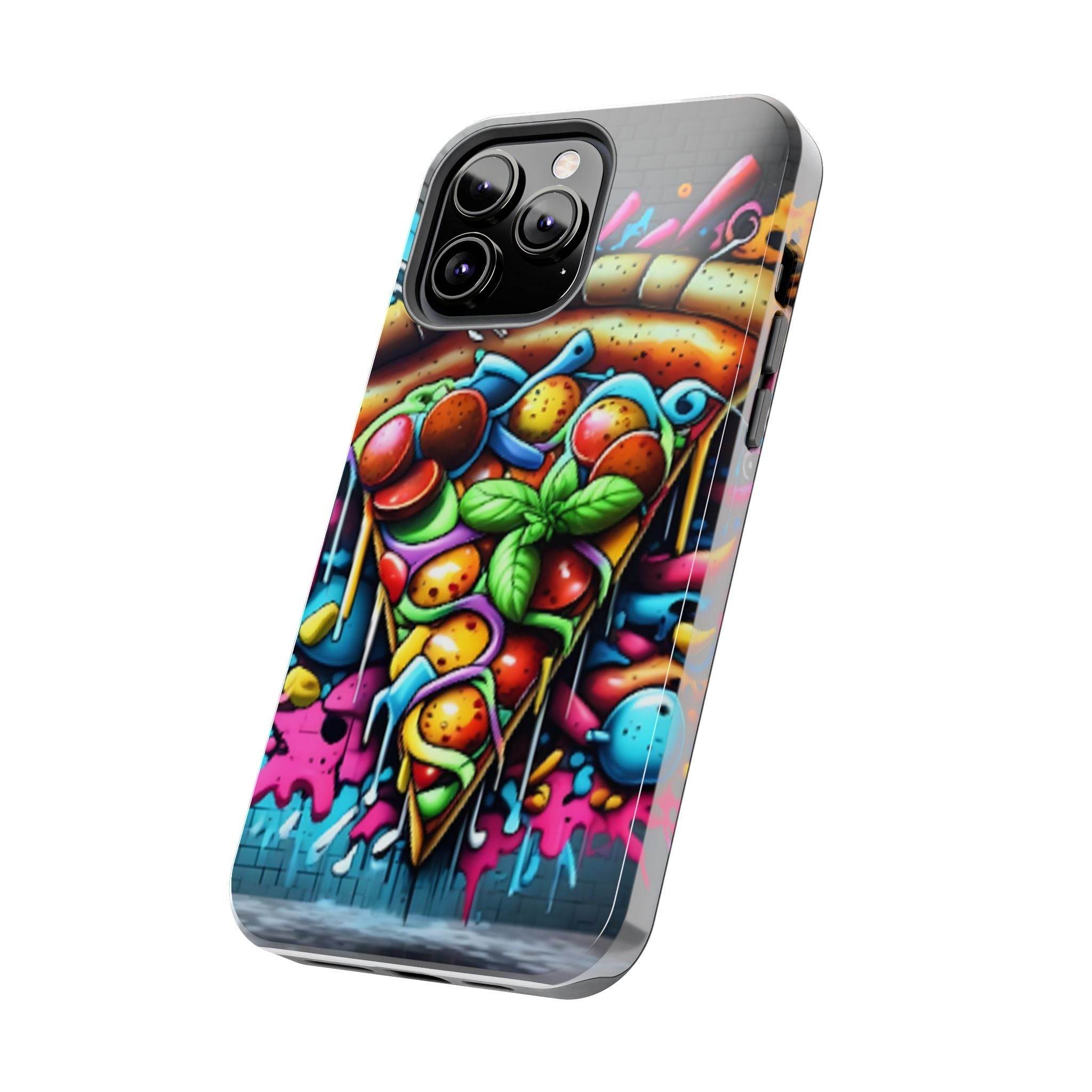 Graffiti Pizza Phone Case - iPhone Tough Case - Hook's Rubs & Spices