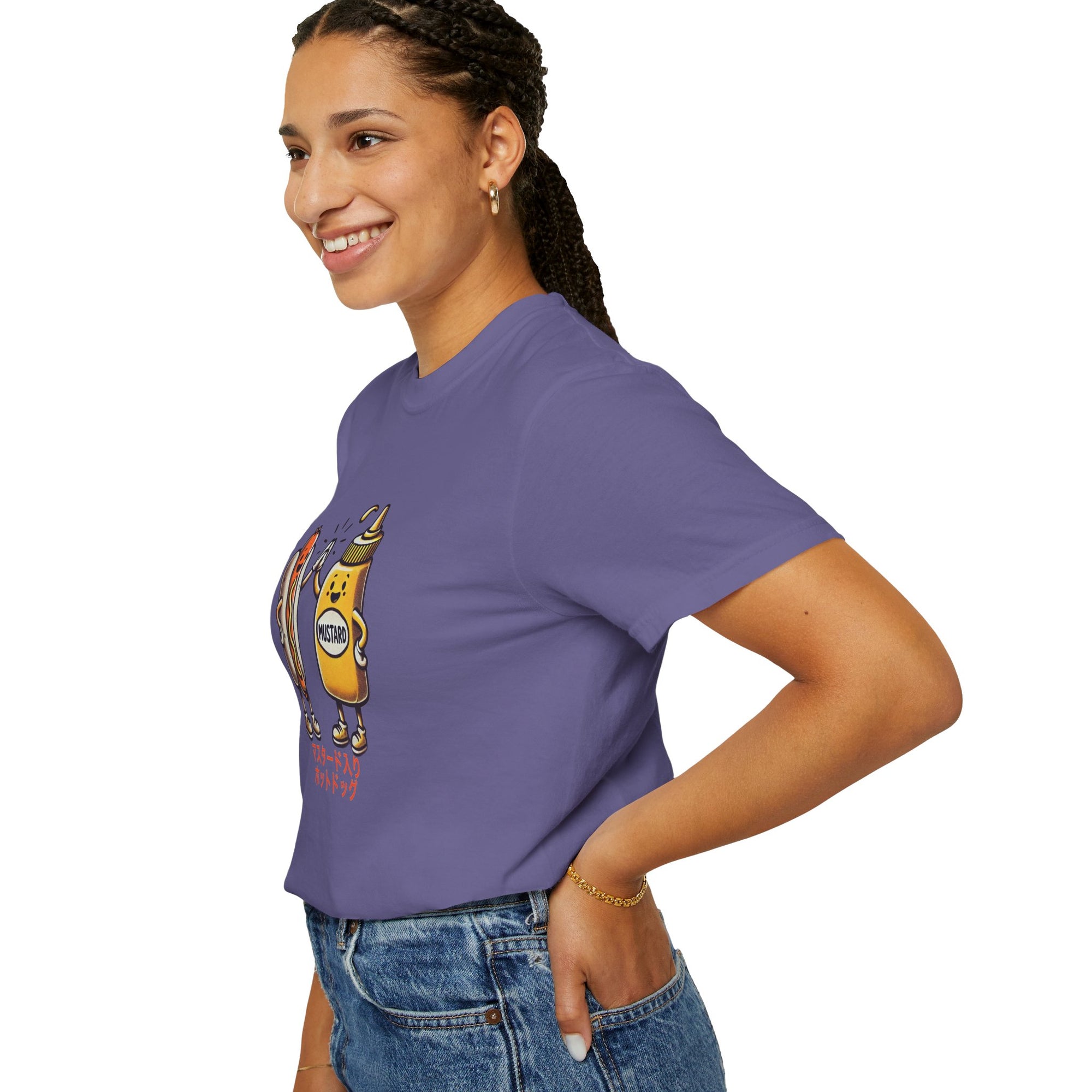 Vintage Hot Dog + Mustard High Five - Tee