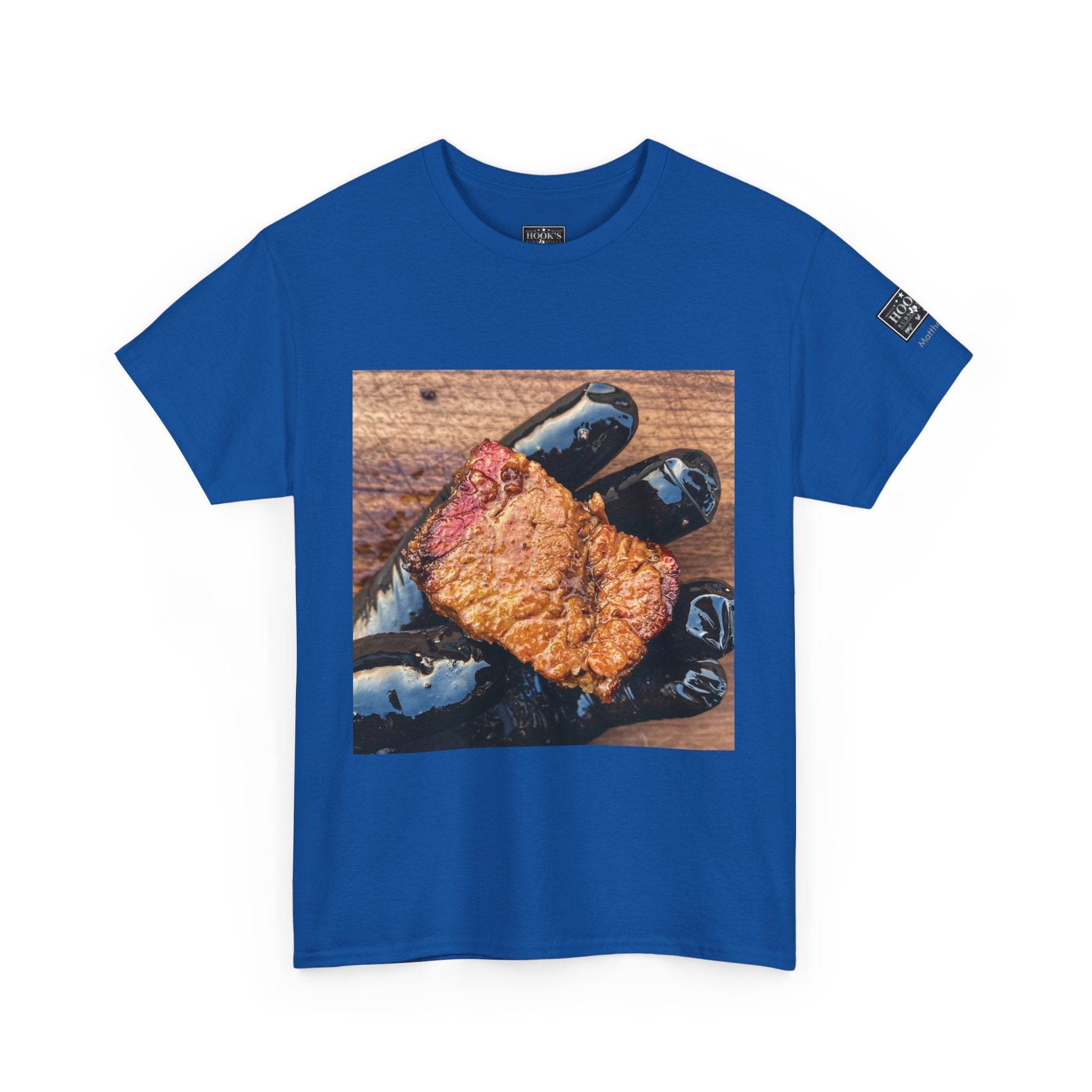 Juicy BBE - Brisket Burnt End Soft Cotton Tee - Hook's Rubs & Spices