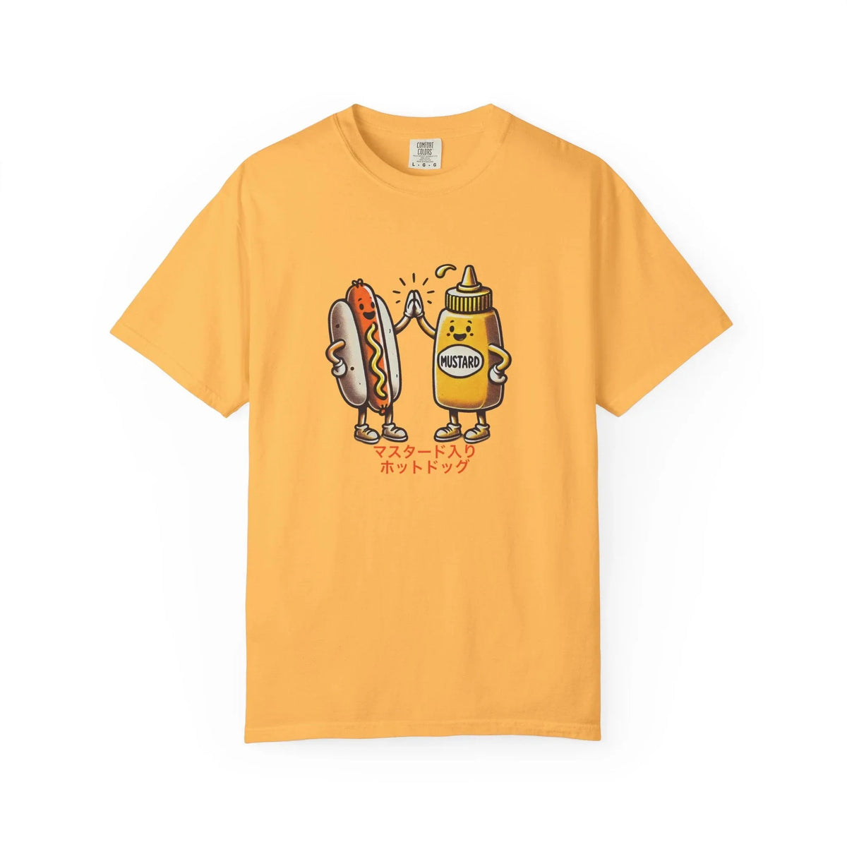 Vintage Hot Dog + Mustard High Five - Tee - Hook's Rubs & Spices