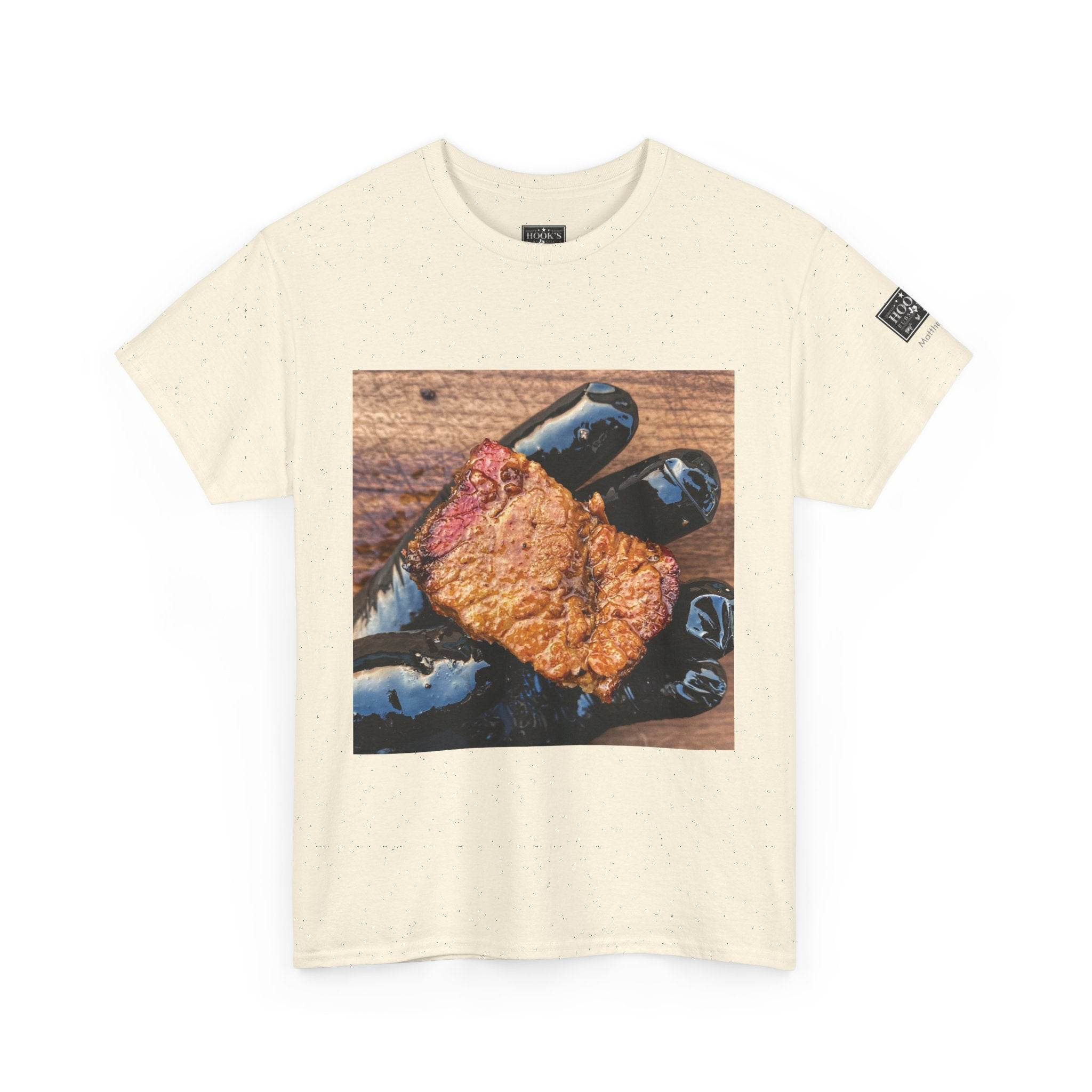 Juicy BBE - Brisket Burnt End Soft Cotton Tee - Hook's Rubs & Spices