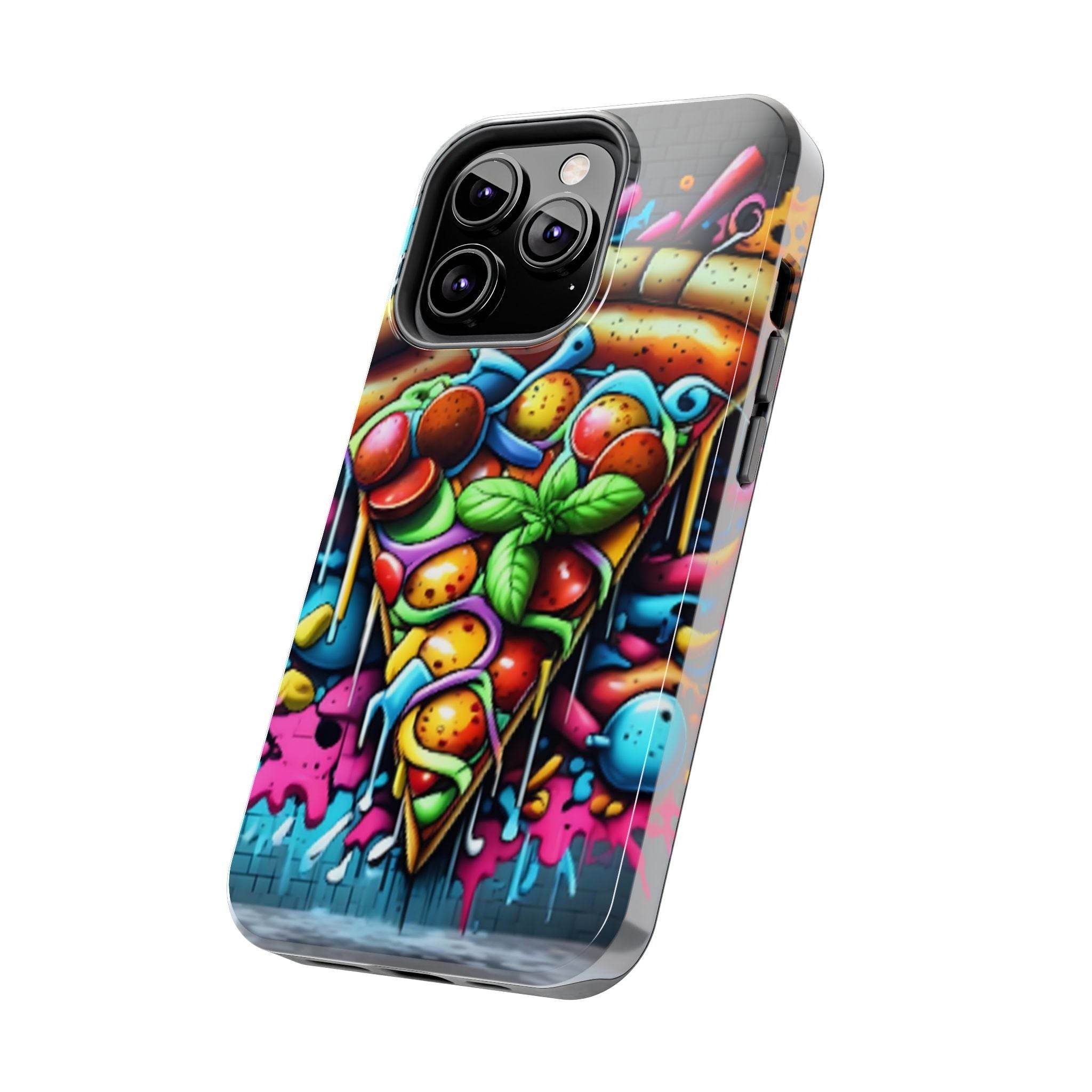 Graffiti Pizza Phone Case - iPhone Tough Case - Hook's Rubs & Spices