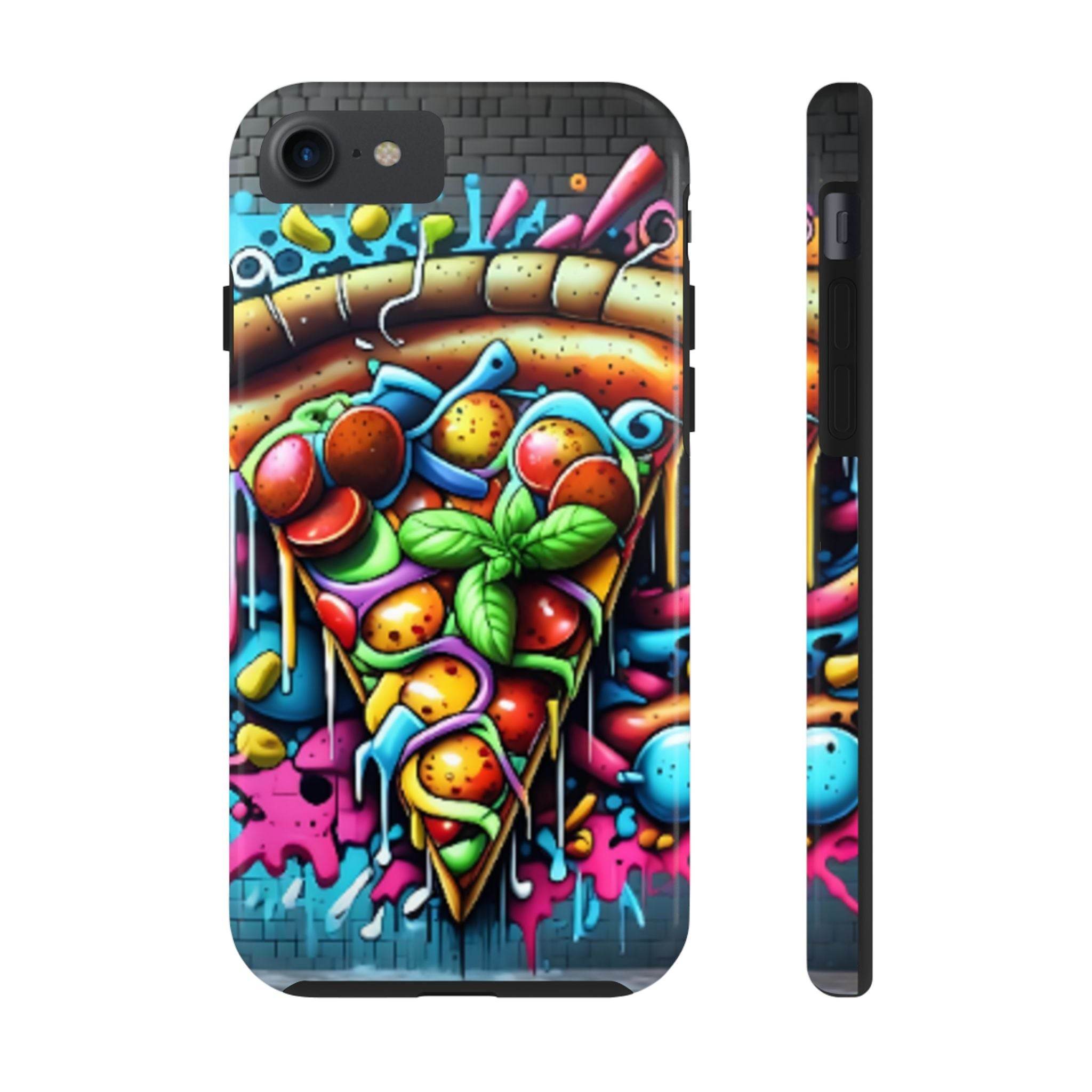 Graffiti Pizza Phone Case - iPhone Tough Case - Hook's Rubs & Spices
