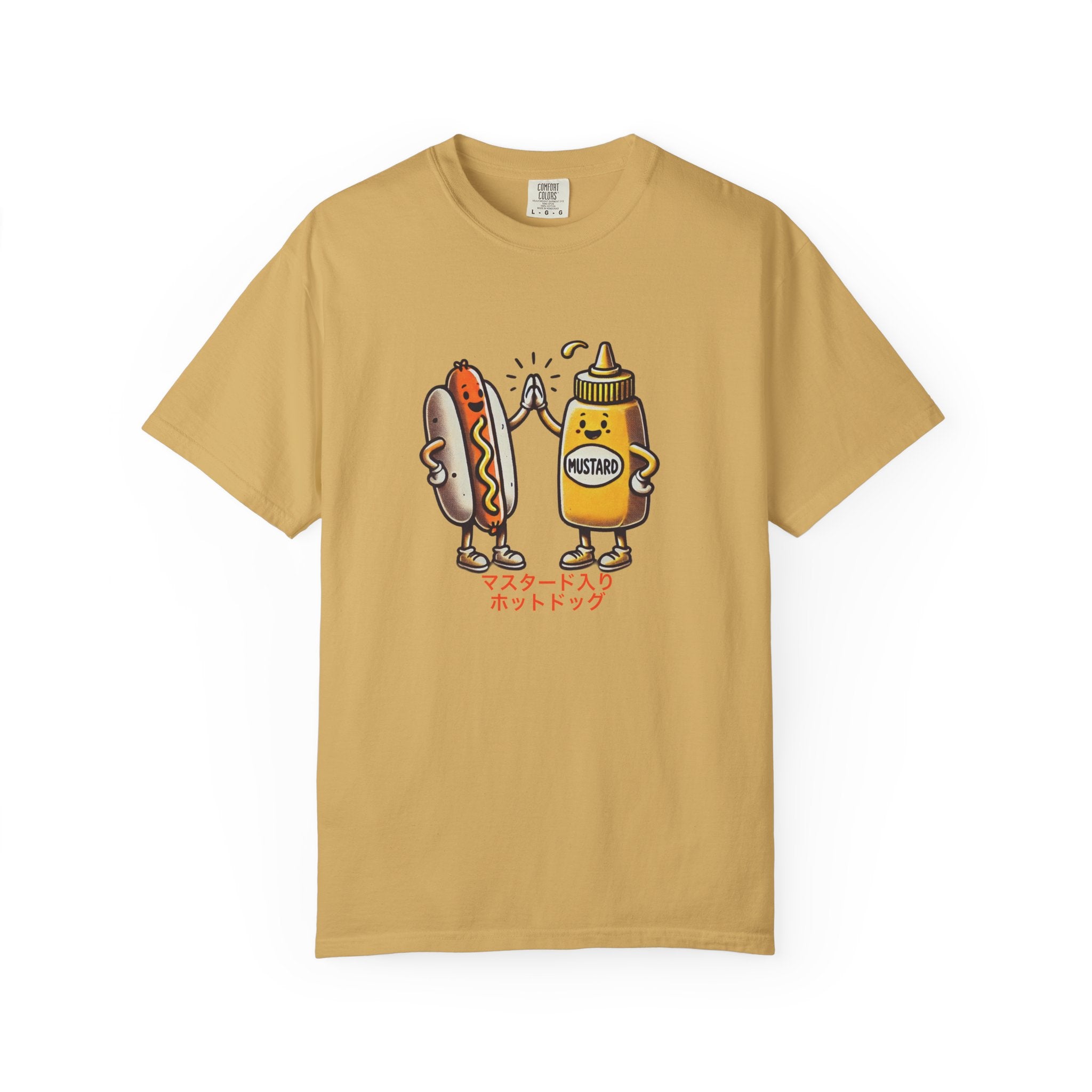 Vintage Hot Dog + Mustard High Five - Tee
