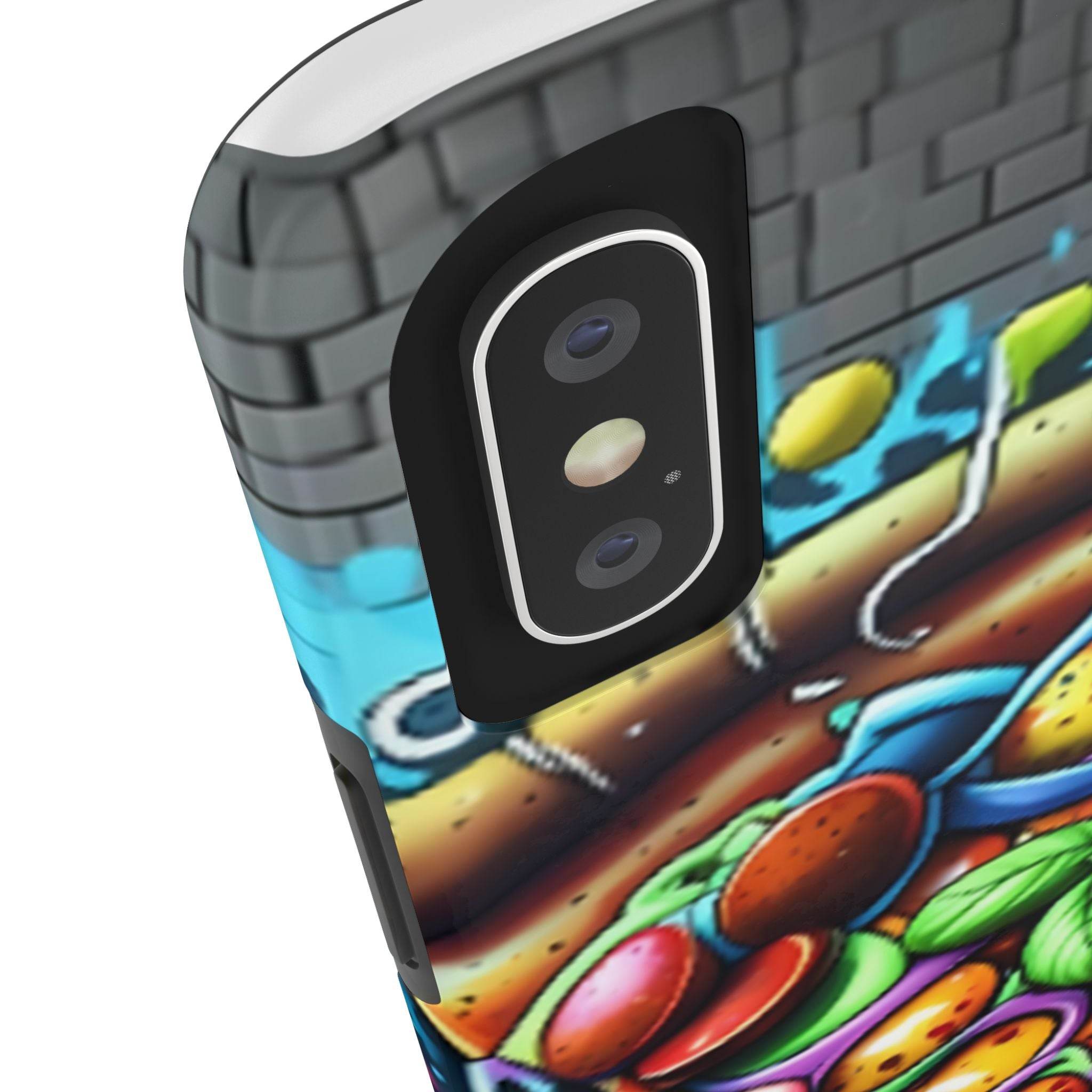 Graffiti Pizza Phone Case - iPhone Tough Case - Hook's Rubs & Spices