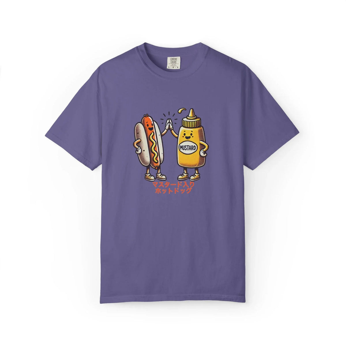 Vintage Hot Dog + Mustard High Five - Tee - Hook's Rubs & Spices