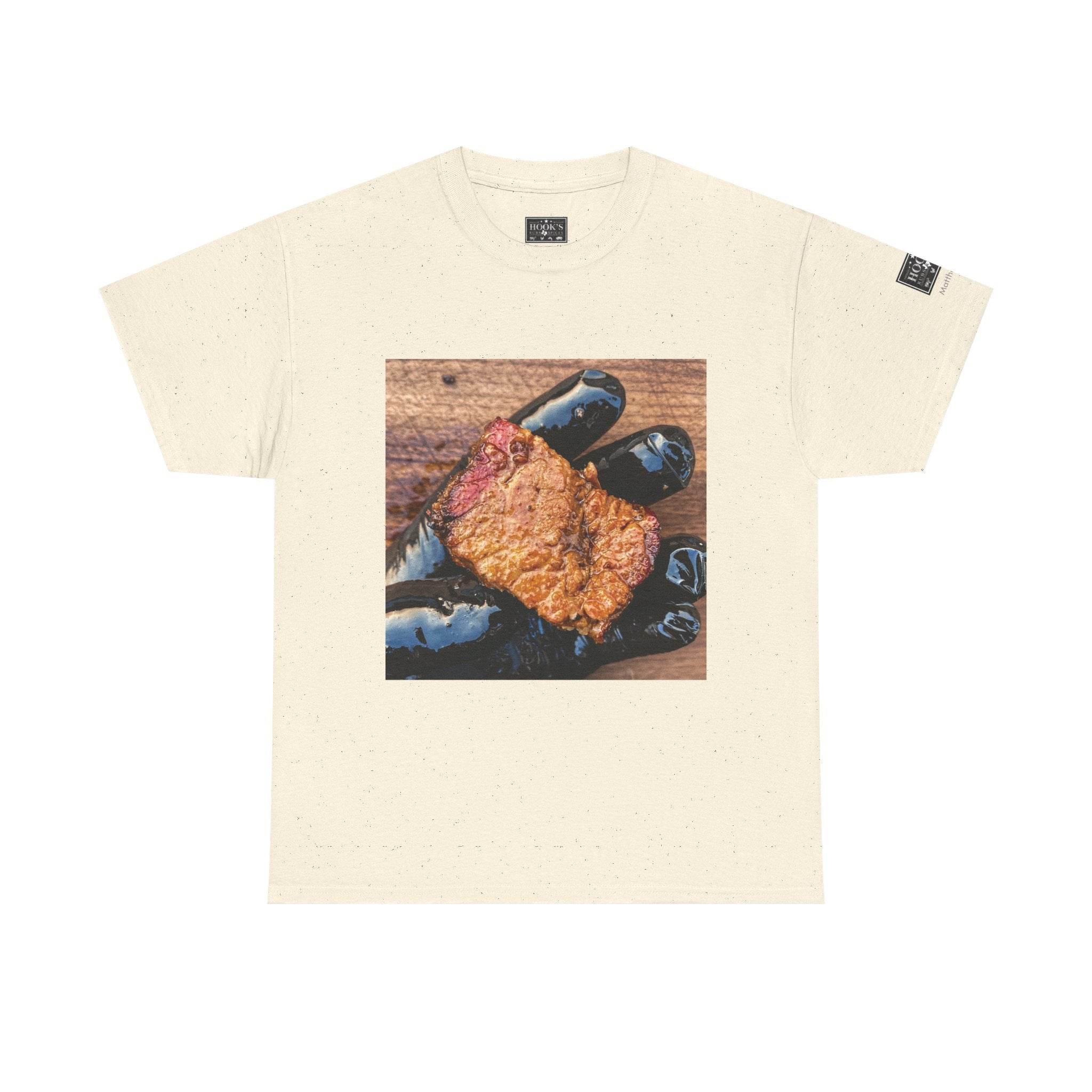 Juicy BBE - Brisket Burnt End Soft Cotton Tee - Hook's Rubs & Spices