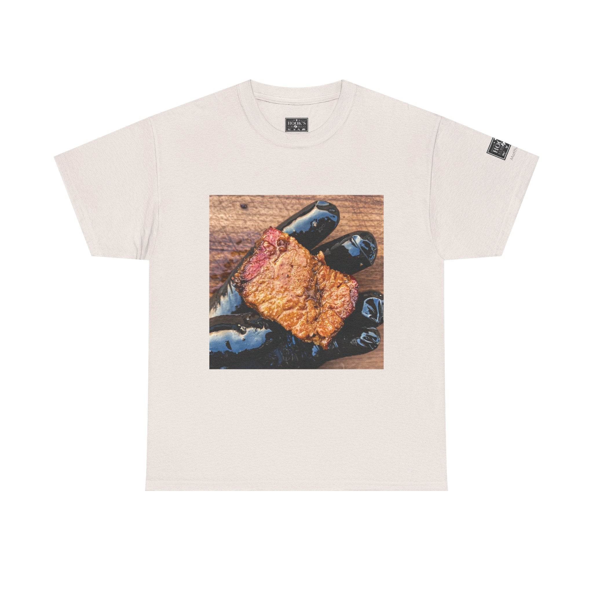 Juicy BBE - Brisket Burnt End Soft Cotton Tee - Hook's Rubs & Spices