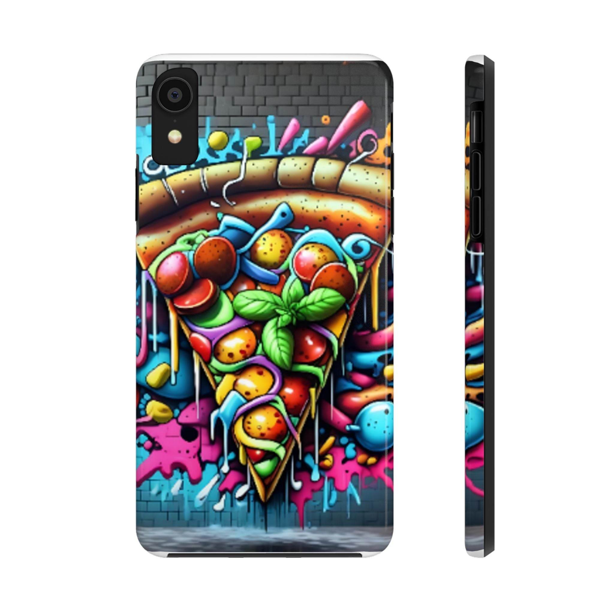 Graffiti Pizza Phone Case - iPhone Tough Case - Hook's Rubs & Spices