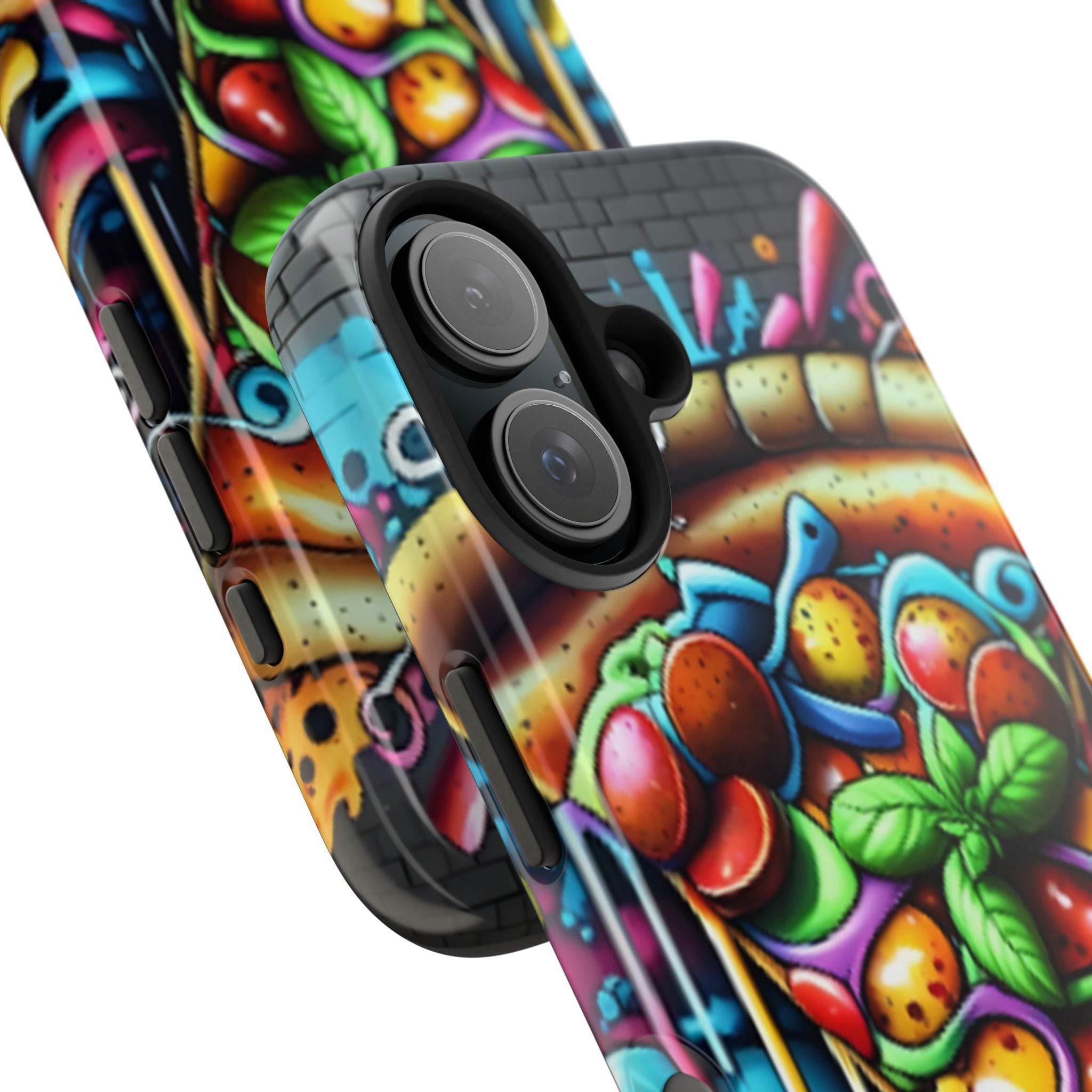 Graffiti Pizza Phone Case - iPhone Tough Case - Hook's Rubs & Spices